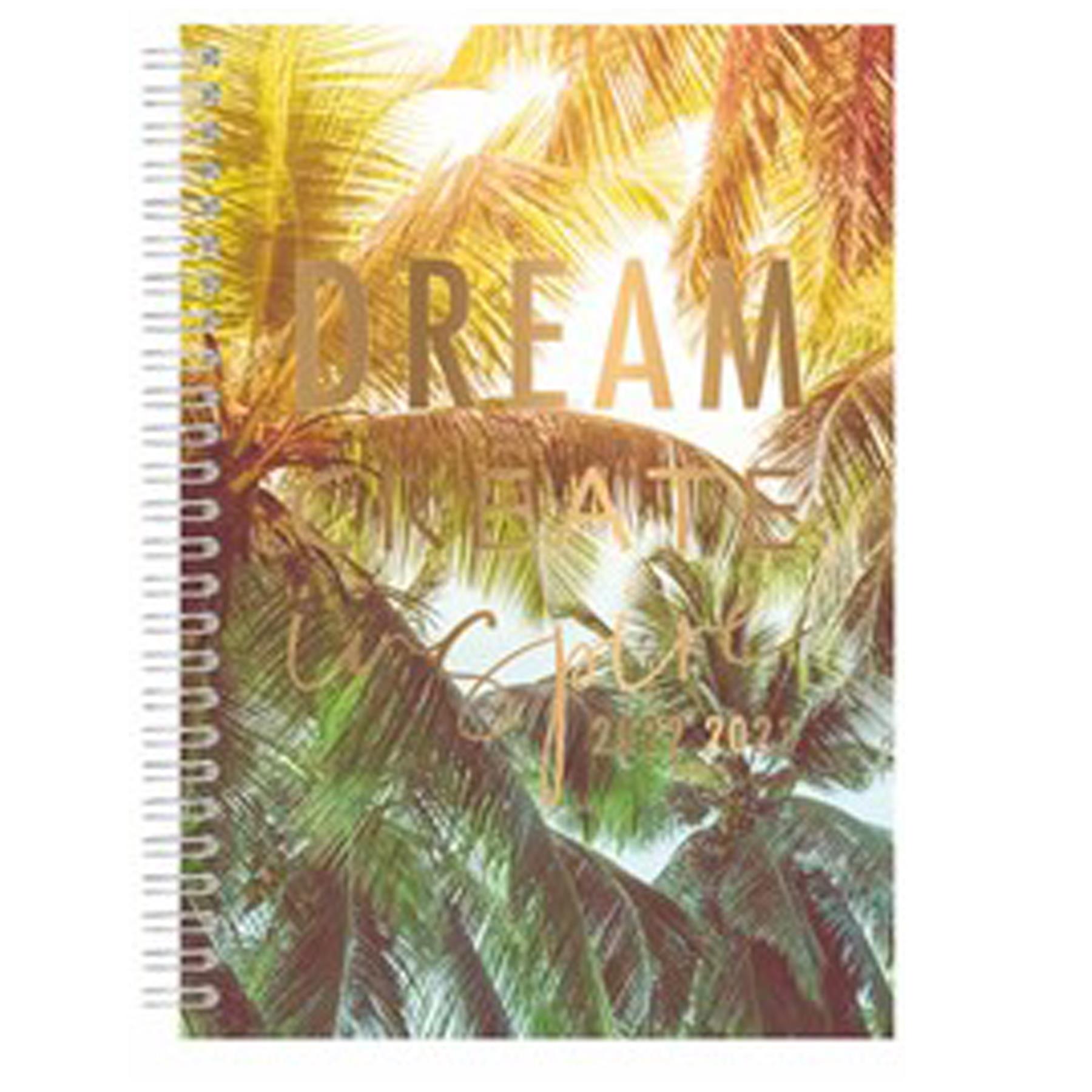 2022 - 2023 Academic A5 Week To View Hardback Student Diary 3095 - Dream Create Inspire