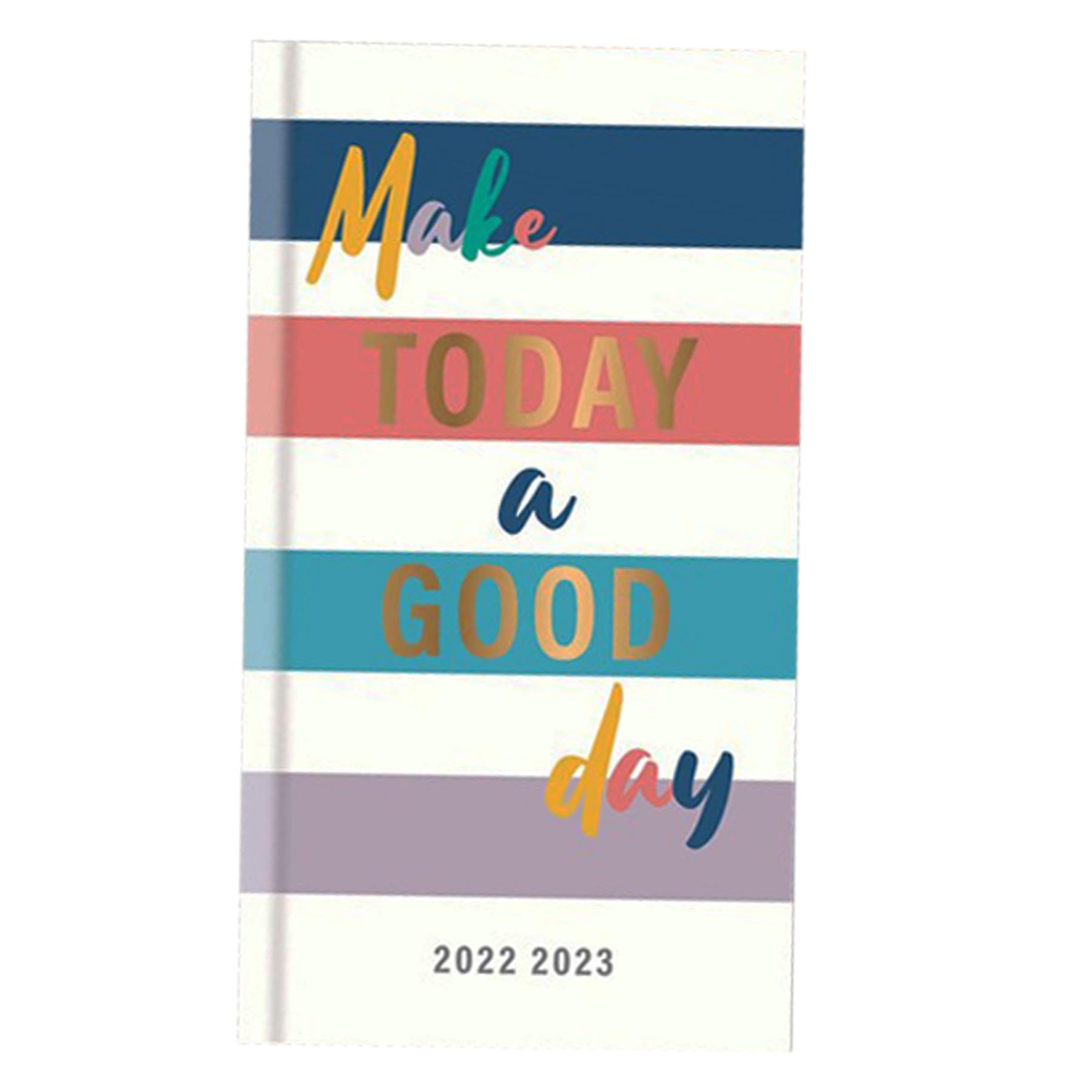 2022 - 2023 Academic Slimline Week To View Student Diary 3191 - Text Stripe
