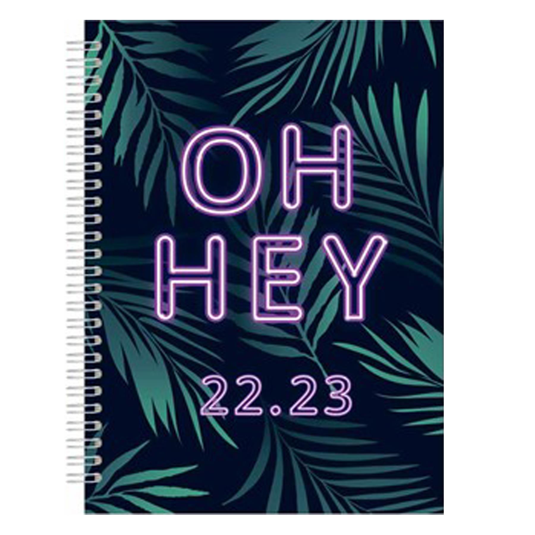 2022 - 2023 Academic PVC Cover Week To View Student A5 Diary 3899 - Oh Hey