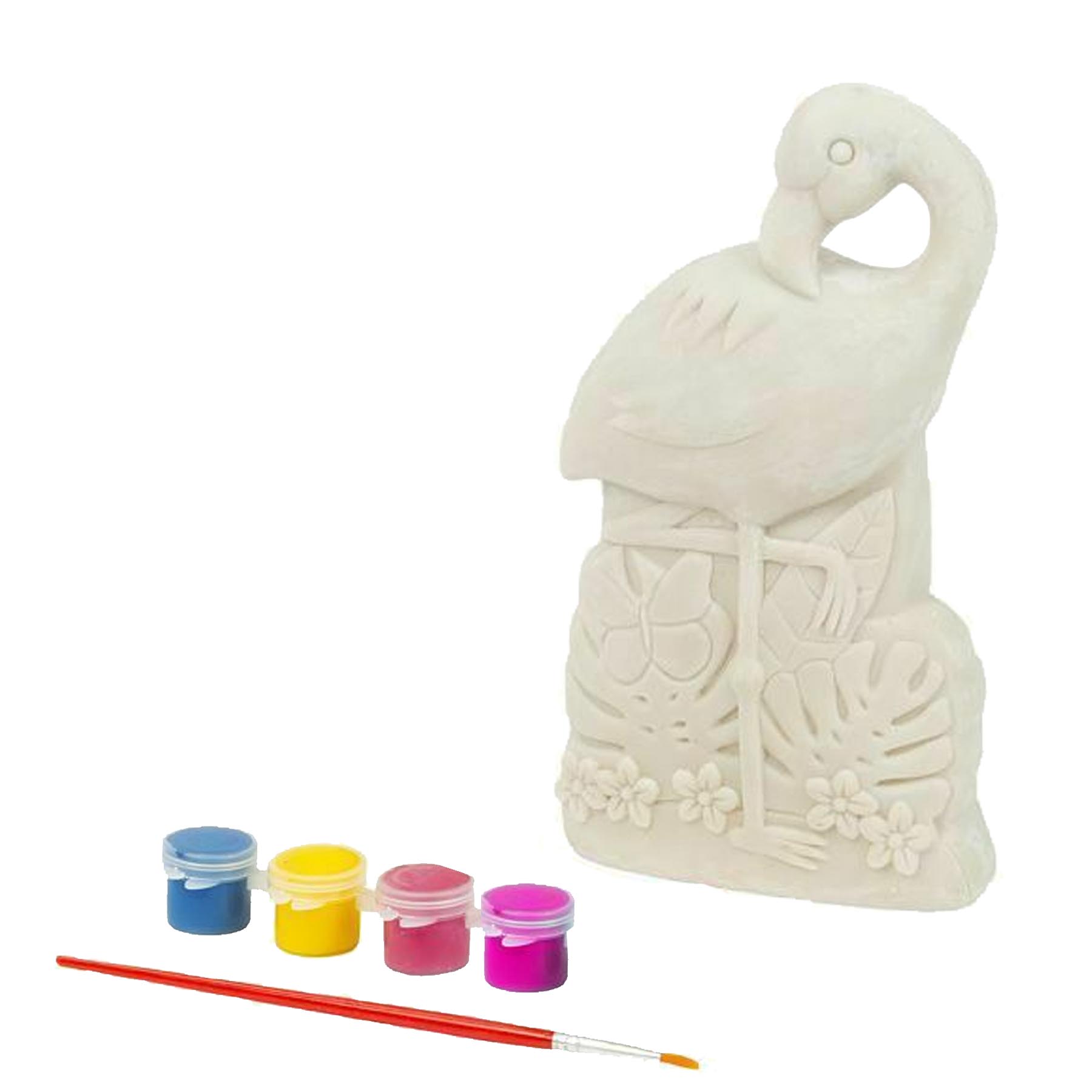 Paint Your Own Garden Flamingo Statue Magical Art Craft Kit Creative Activity Set