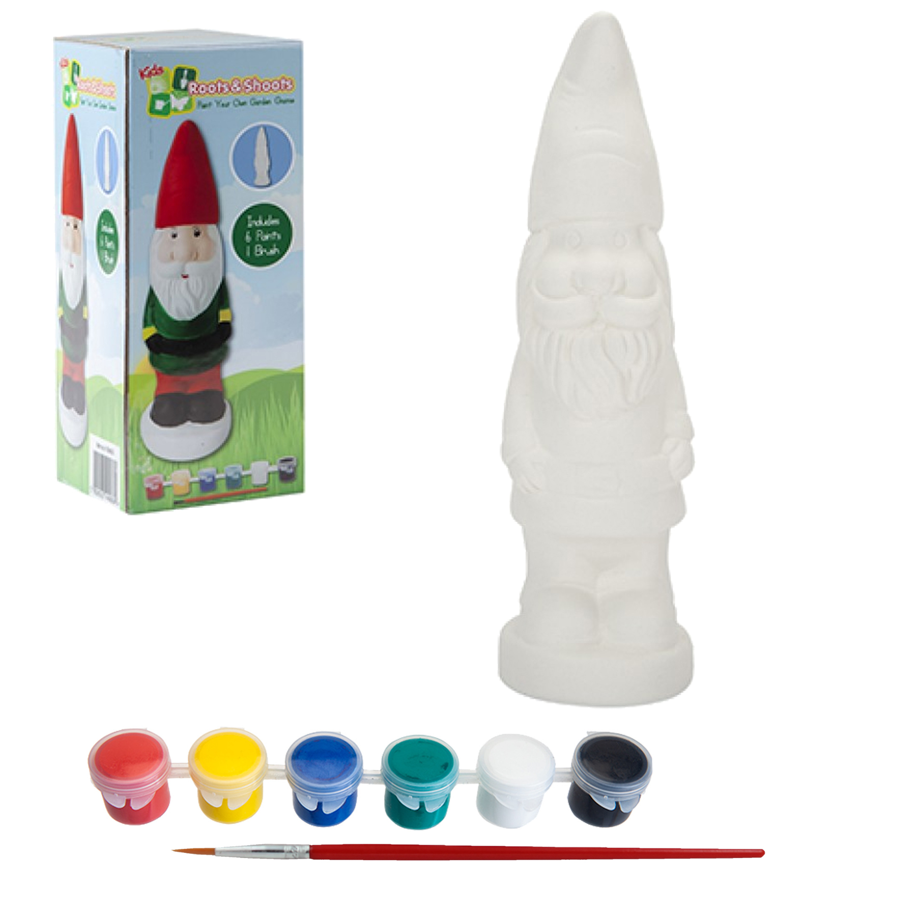 Paint Your Own Gnome Garden Statue Art / Craft Activity Kit