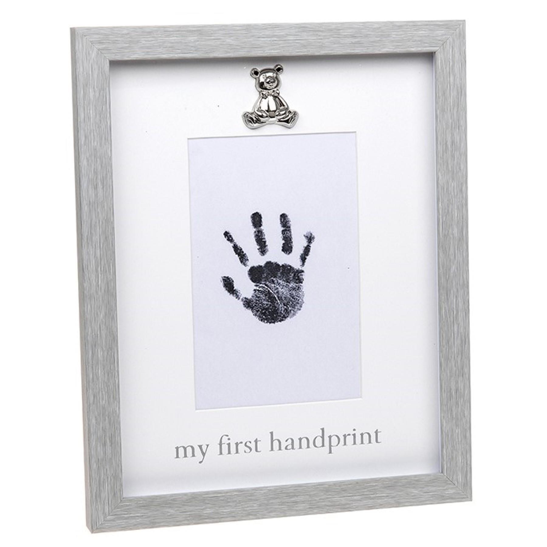 Baby First Handprint Frame Keepsake with Ink Pad
