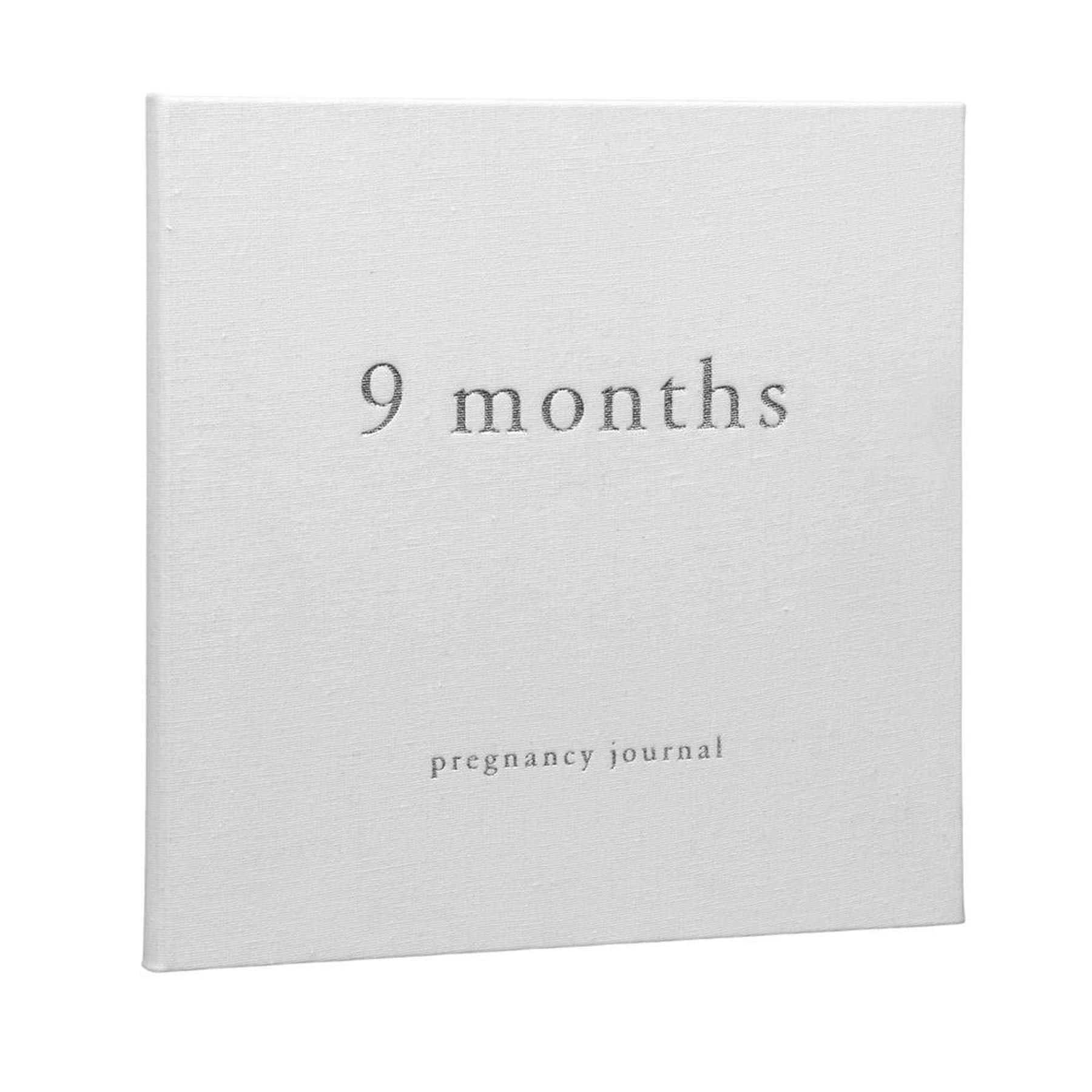 Bambino Linen Wrapped Pregnancy Journal - 9 Months