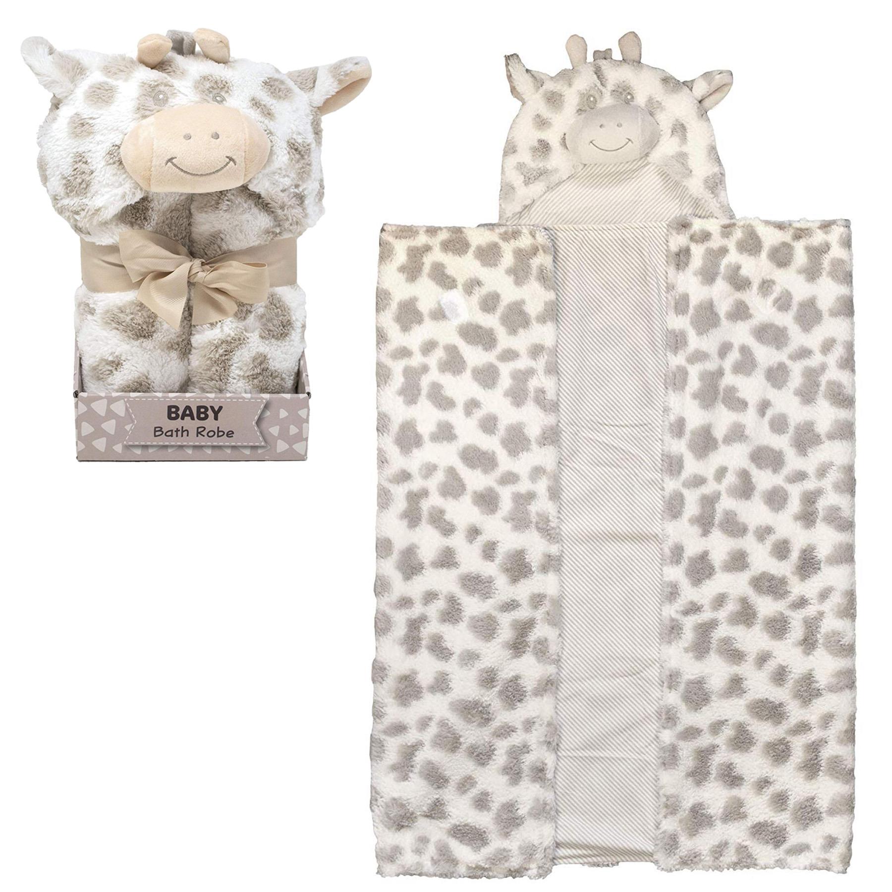 Super Soft Baby Animal Hooded Blanket 100cm x 75cm - Giraffe