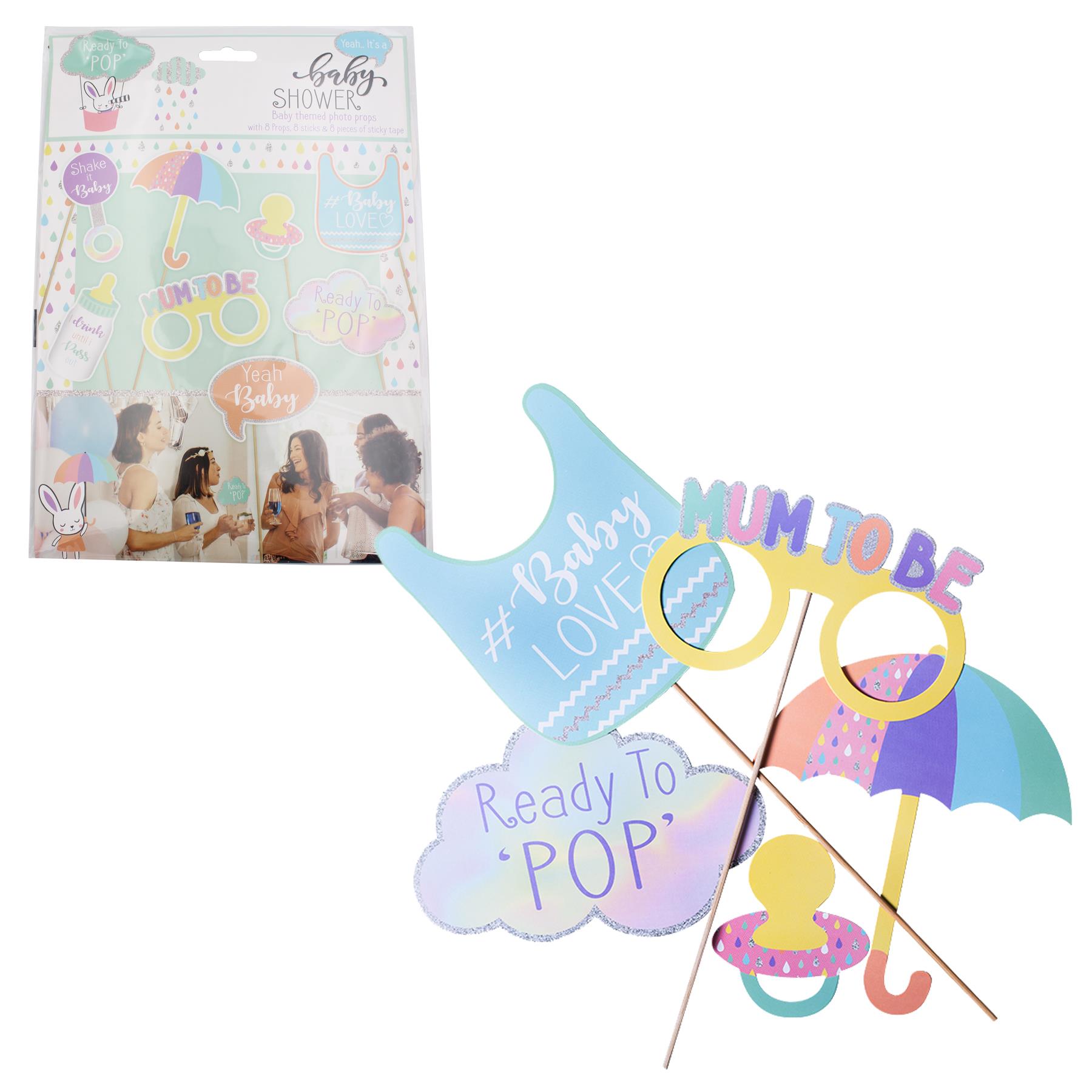 Baby Shower Activities Fun and Games - Baby Themed Photo Props