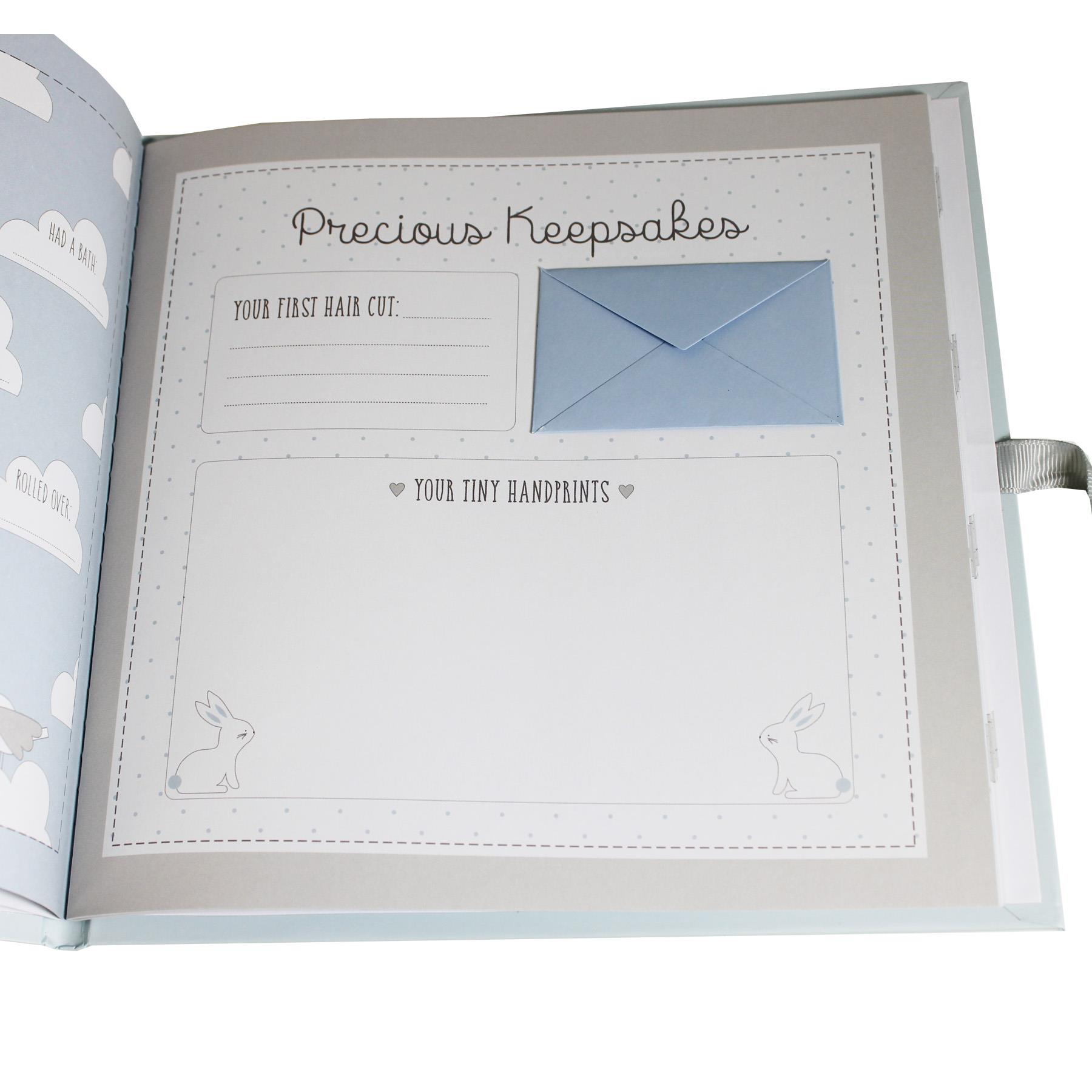 My First Year Record Book Petit Cheri Collection Gift - Blue Baby Boy