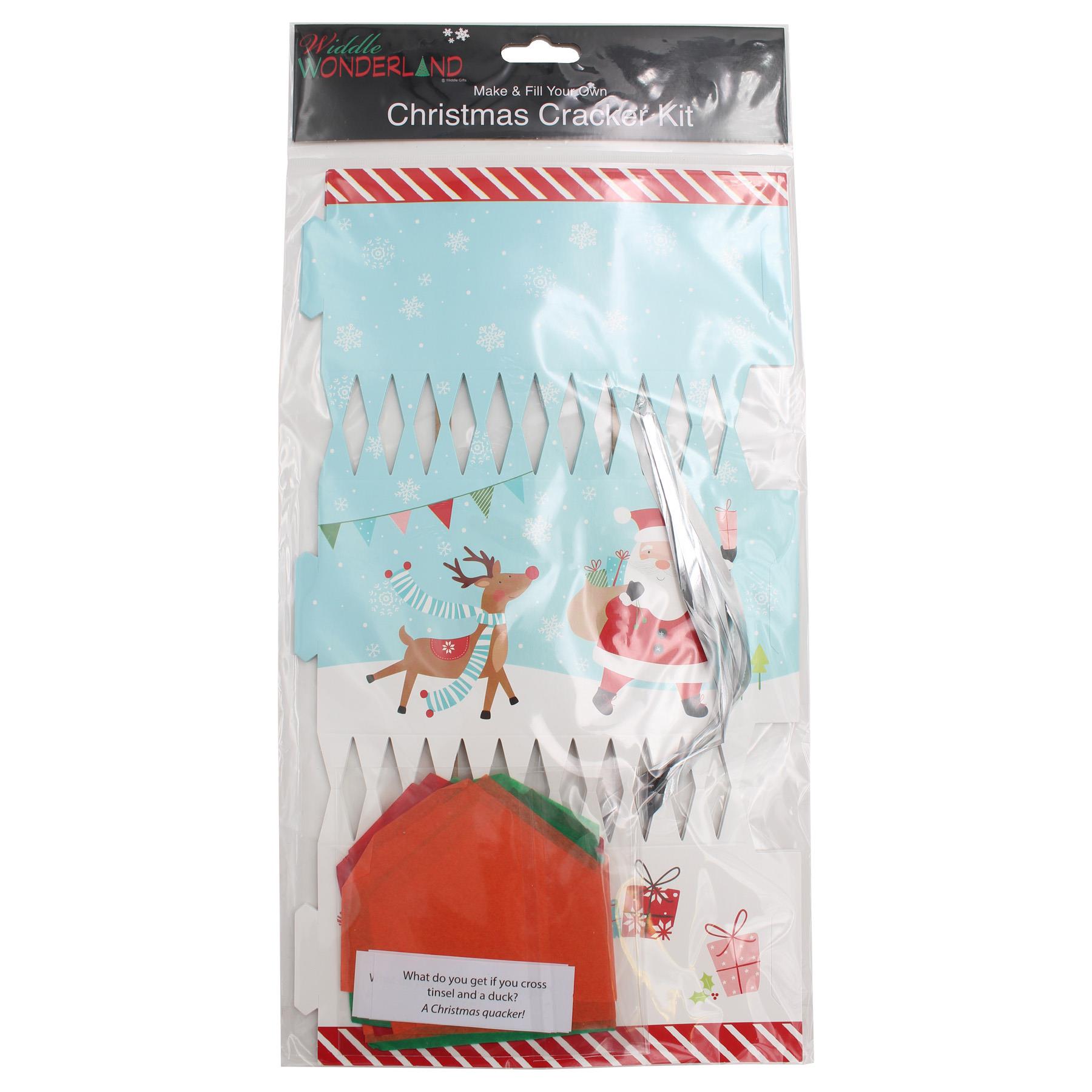 Widdle Wonderland DIY 6 Pack Make your Own Christmas Cracker Kit - Santa