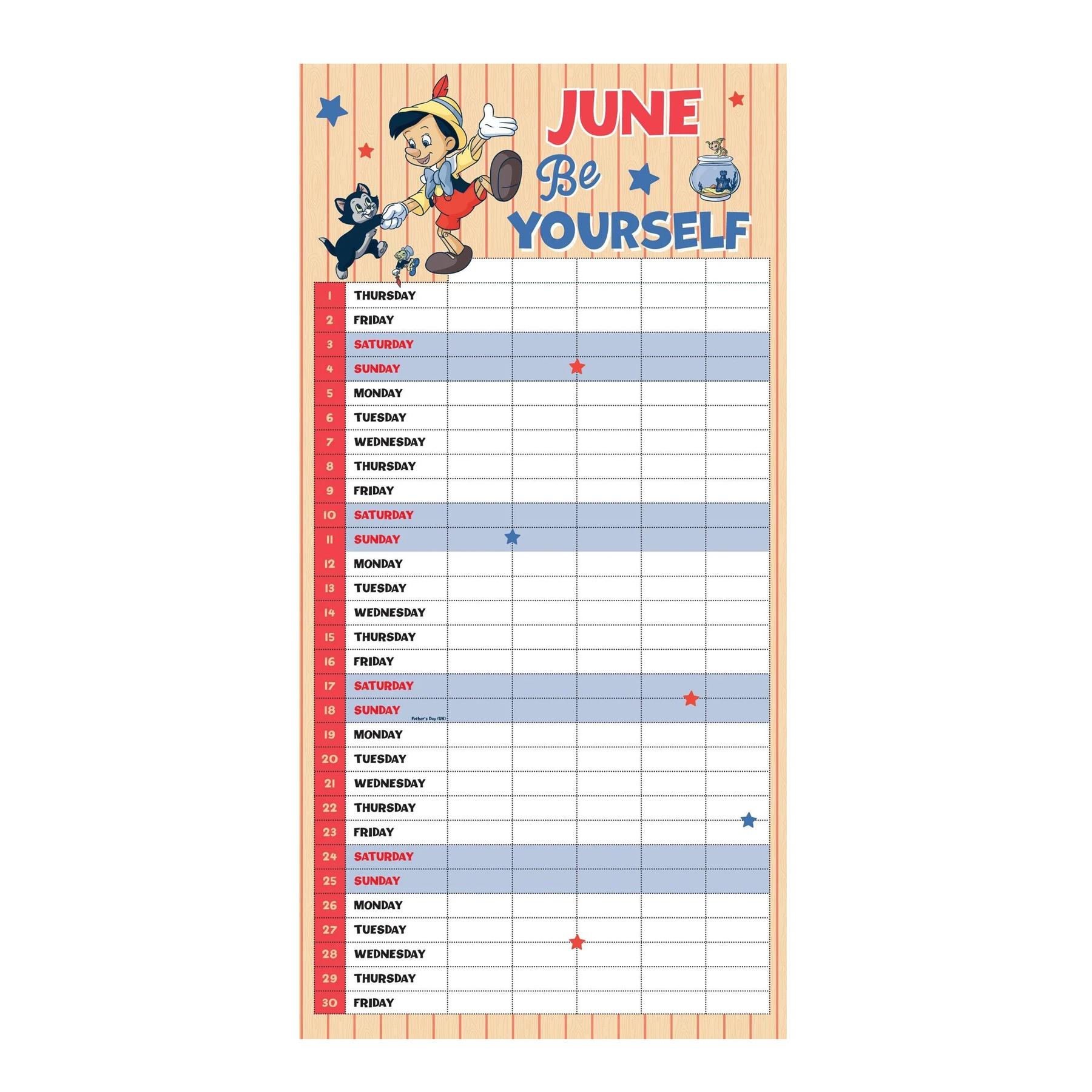 Disney 2023 Family Calendar Square Official Licensed You Me and the Kids