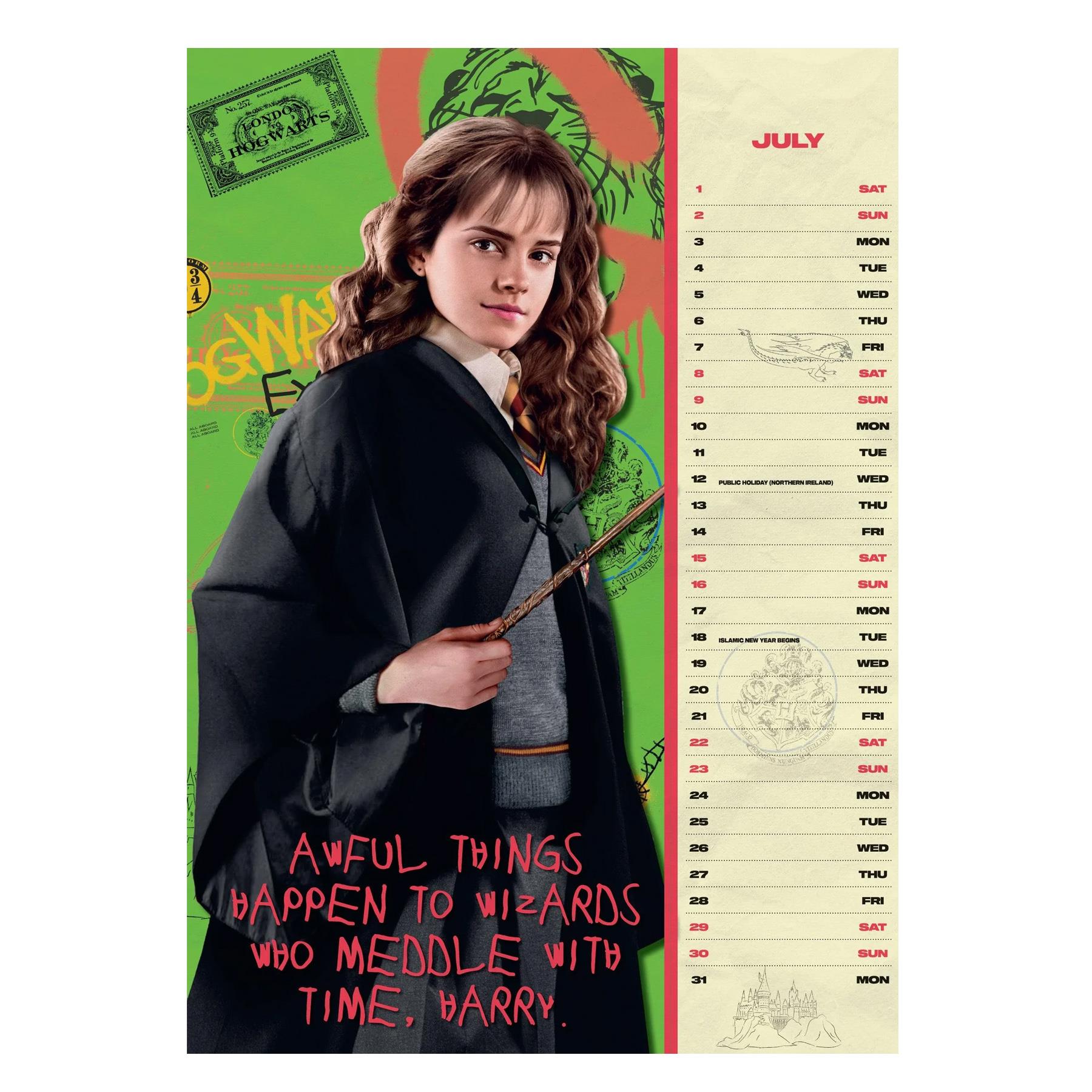 Harry Potter 2023 Calendar A3 Official Licensed 42x29.5cm