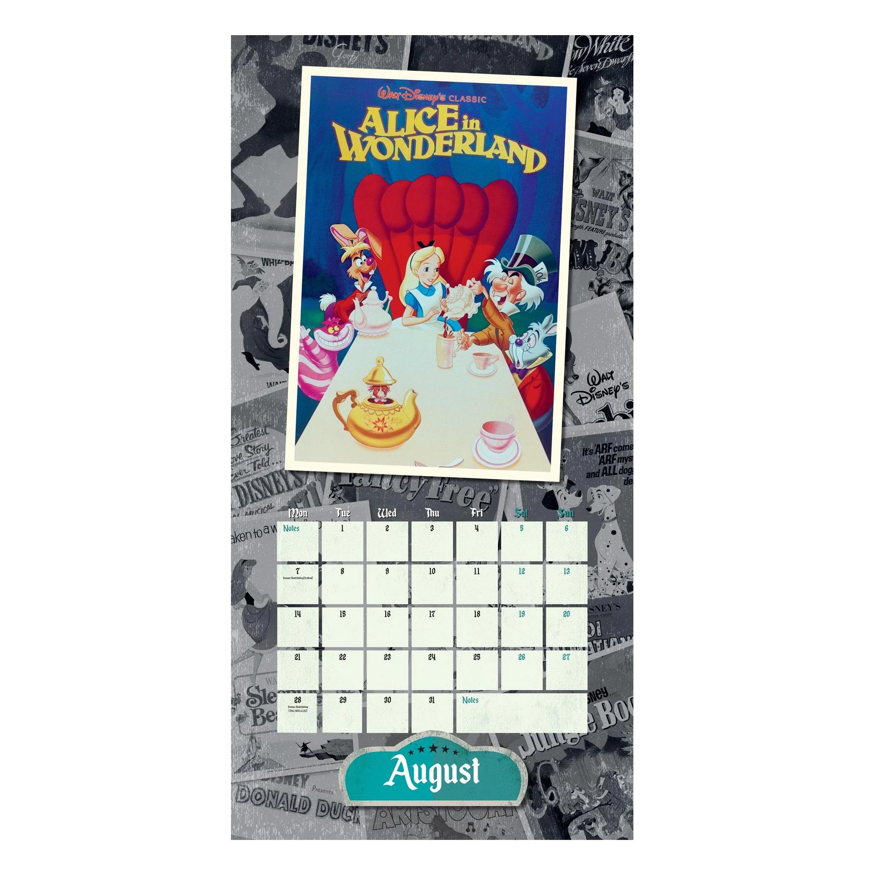 Disney Posters 2023 Calendar Square Official Licensed 30.5x30.5cm