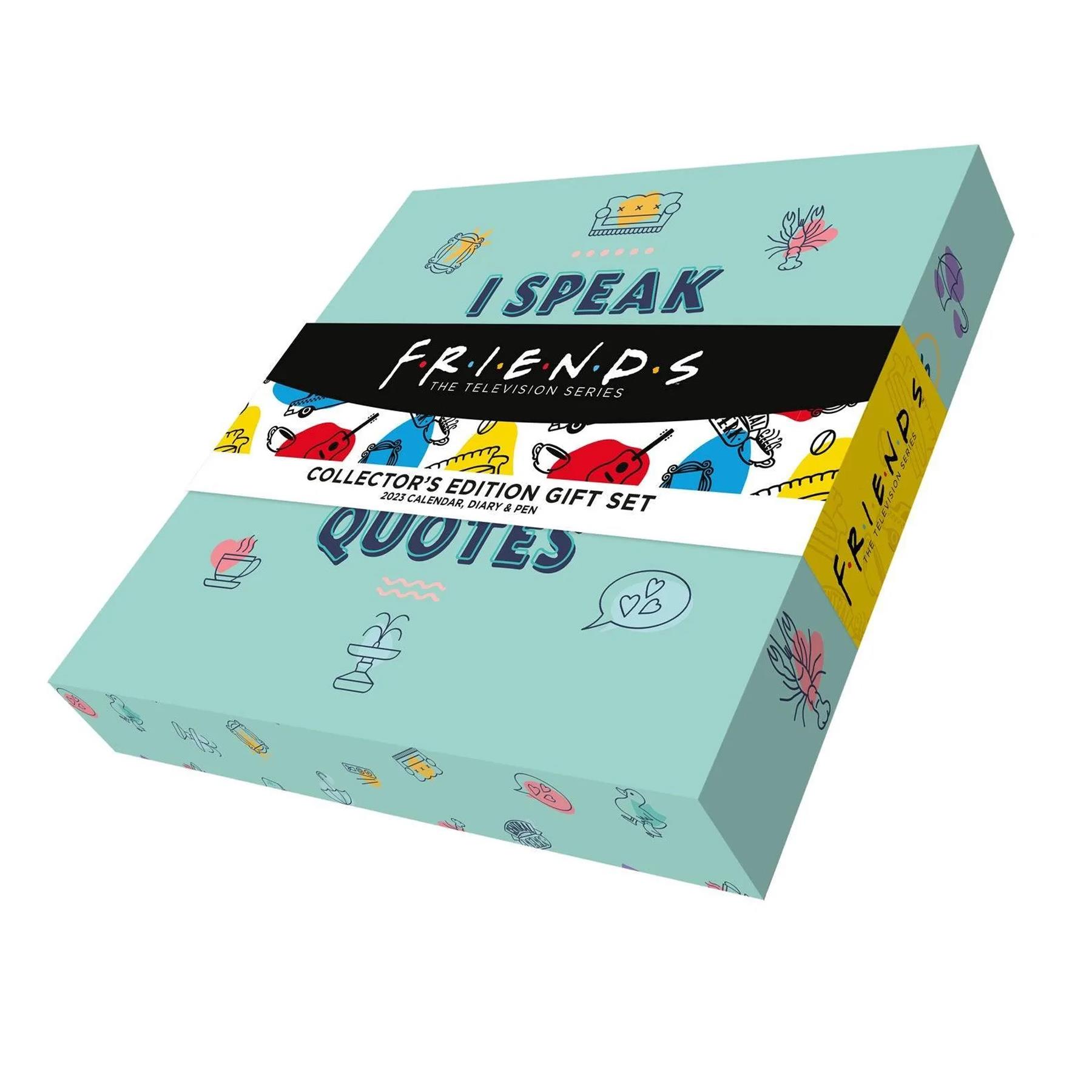 Friends 2023 Calendar Diary and Pen Official Licensed Gift Box Set