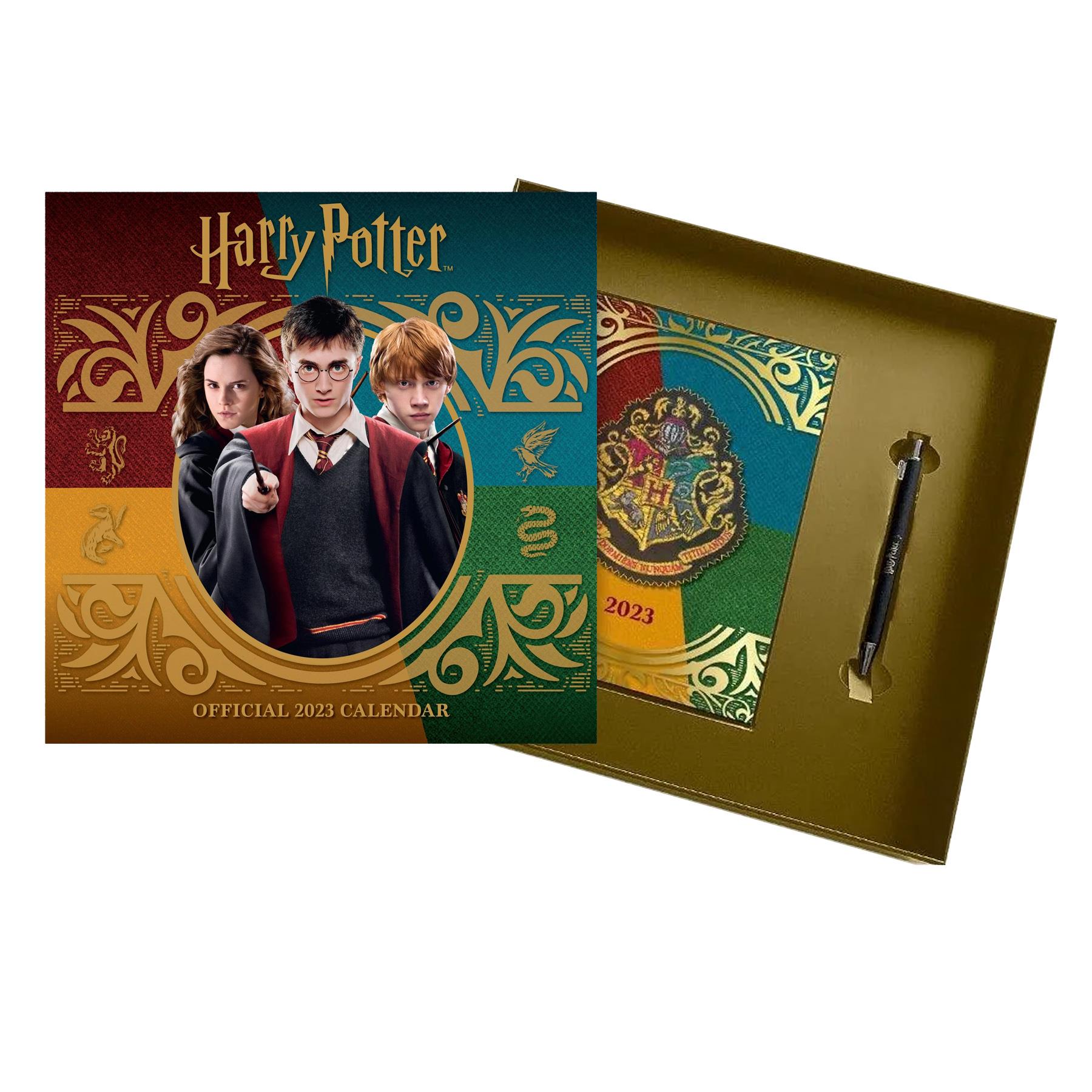 Harry Potter 2023 Calendar Diary and Pen Official Licensed Gift Box Set