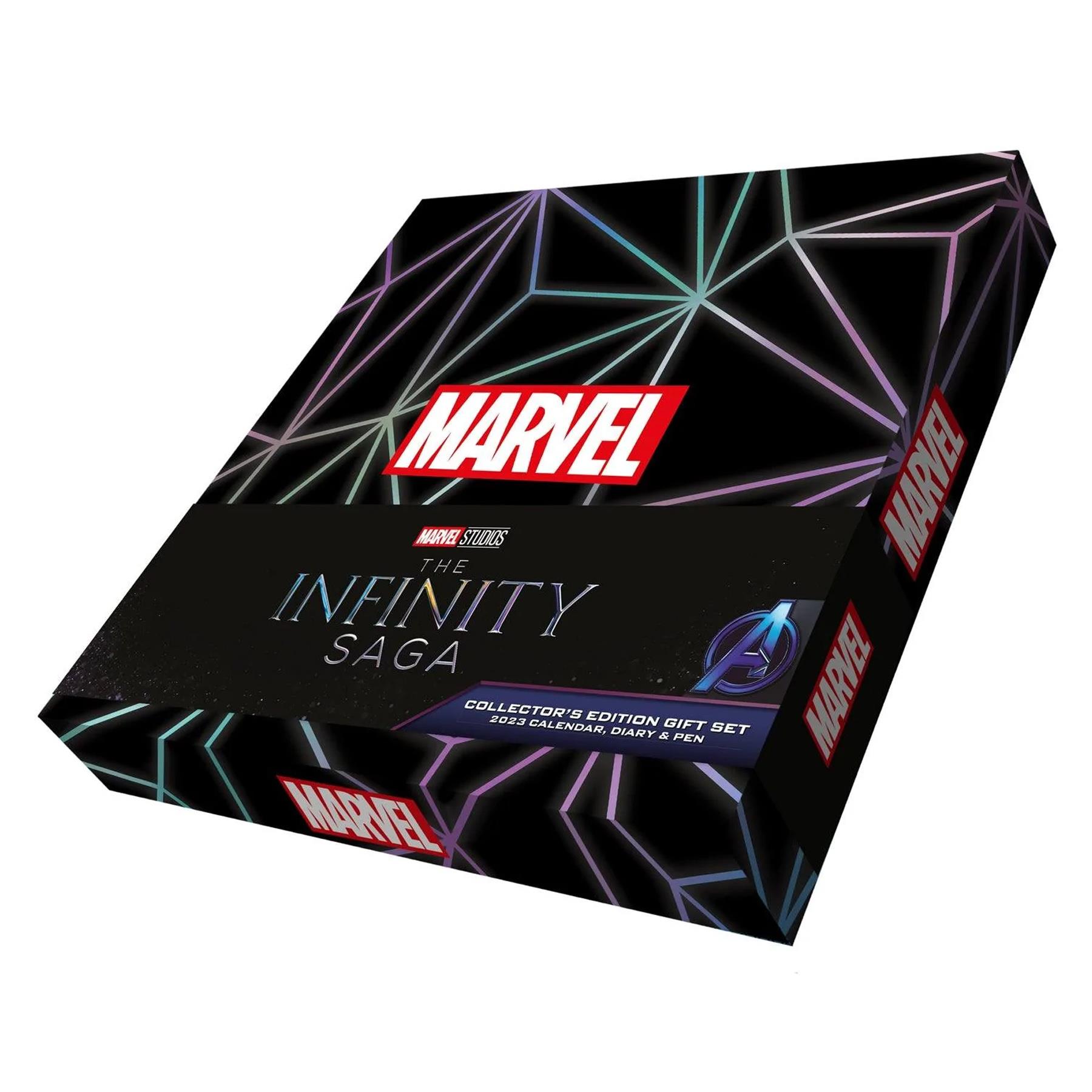 Marvel 2023 Calendar Diary and Pen Official Licensed Gift Box Set