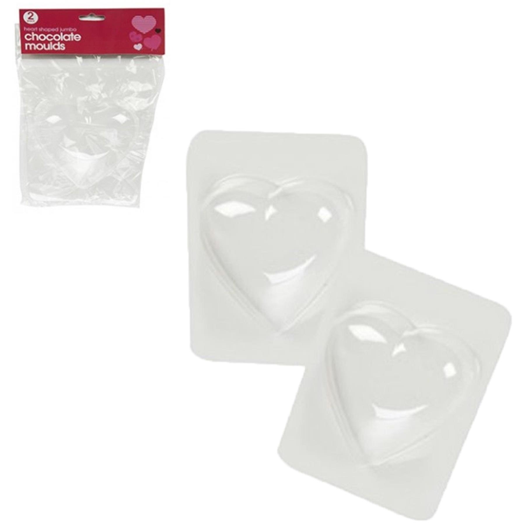 Valentines Chocolate Heart Moulds Pack of 2