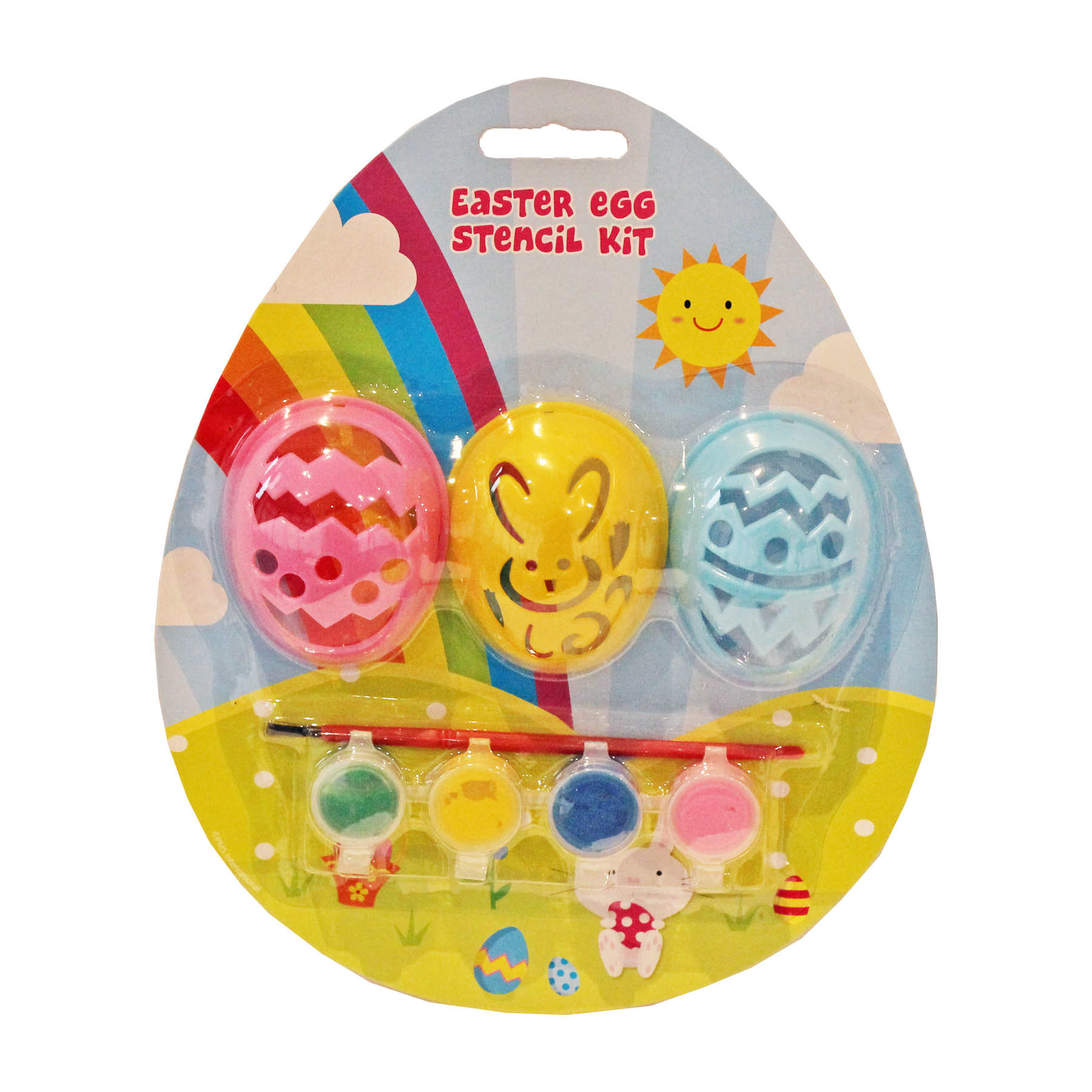 Easter Arts and Crafts Children Activities - Egg Stencil Kit