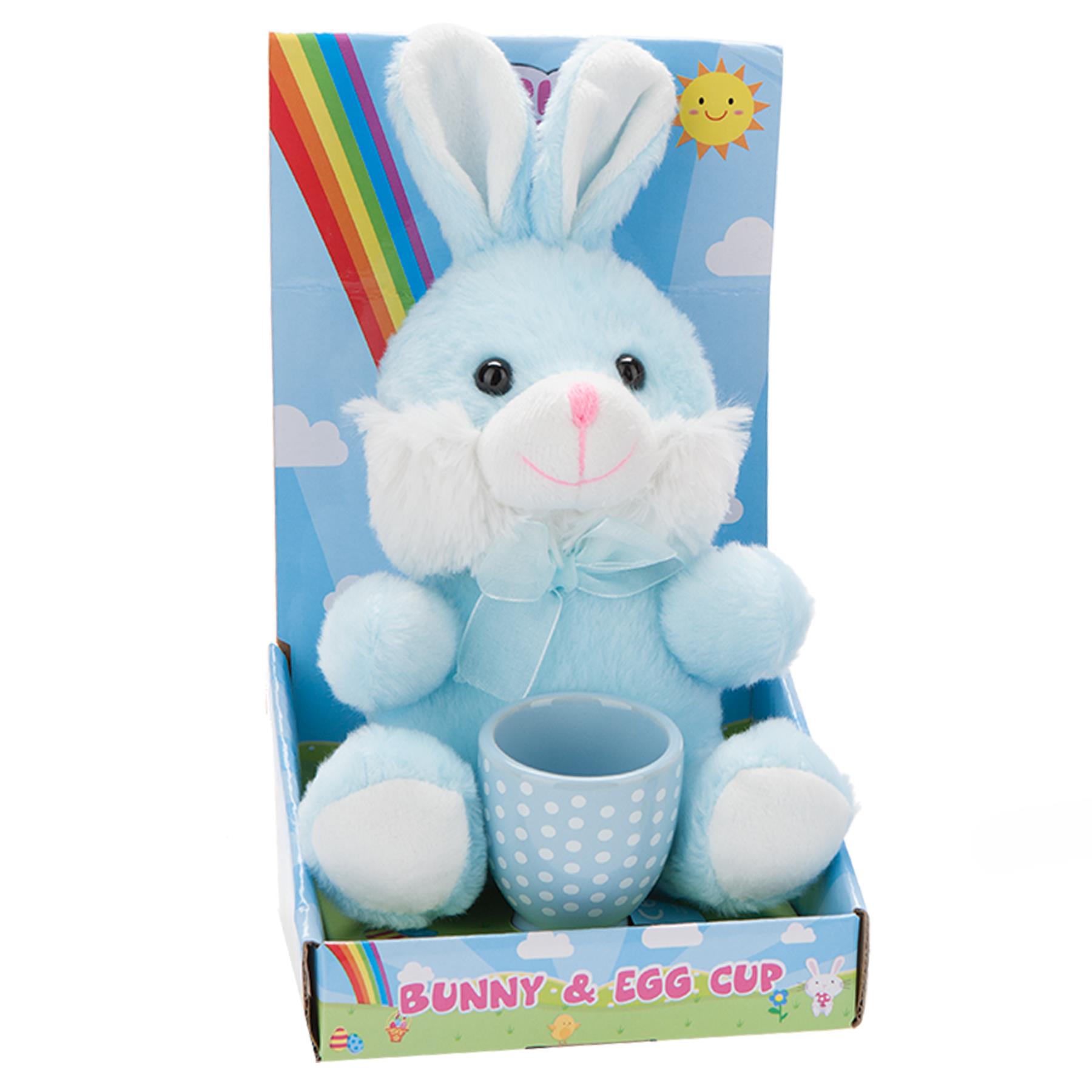Easter Kitchen - Blue Bunny and Ceramic Egg Cup Gift Set