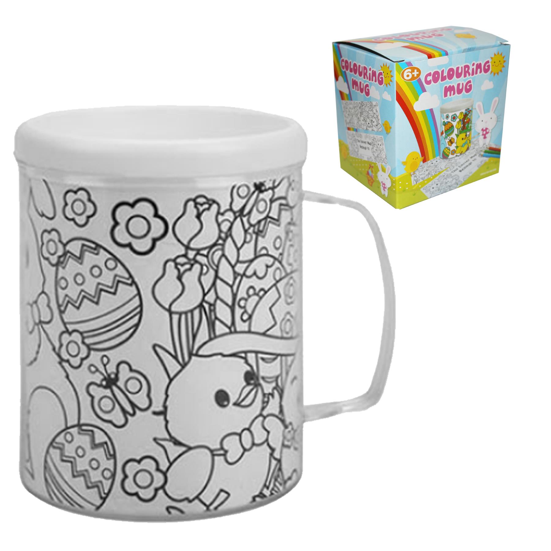 Easter Arts and Crafts Children Activities - Colour your own Mug / Cup Age 6+