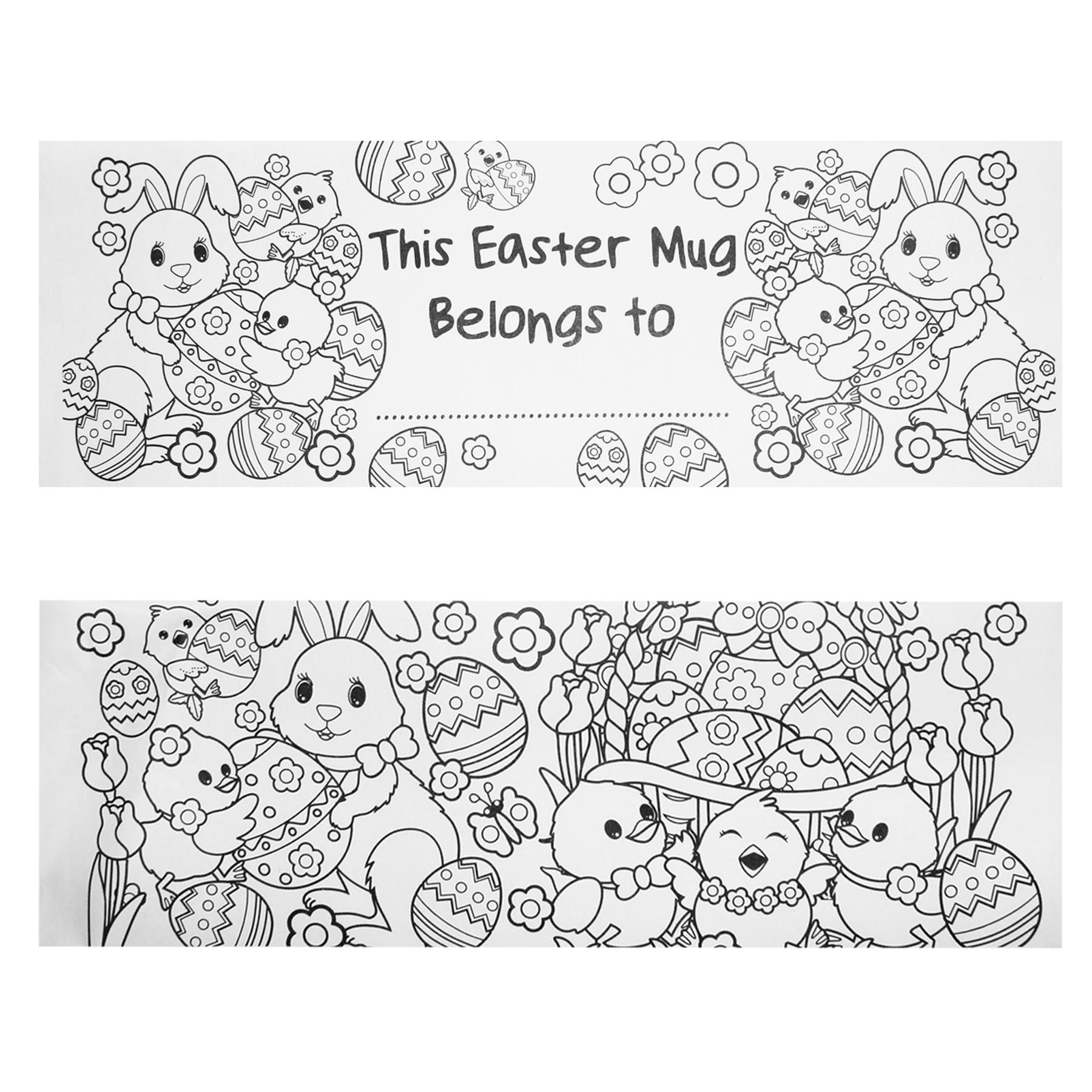 Easter Arts and Crafts Children Activities - Colour your own Mug / Cup Age 6+