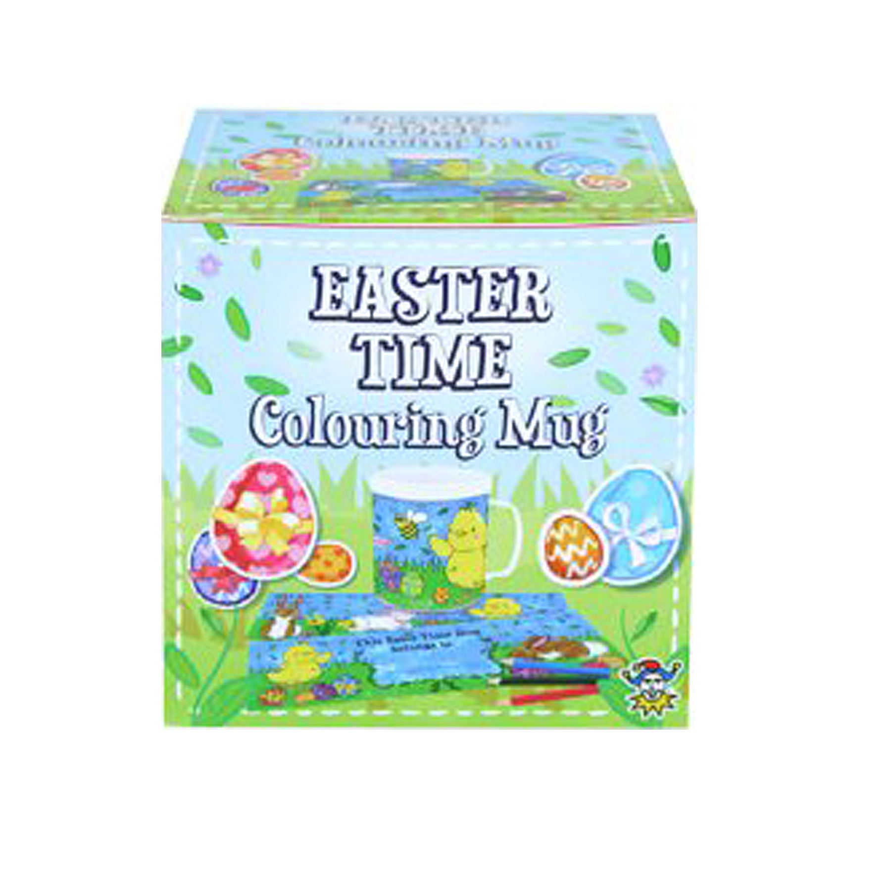 Easter Arts and Crafts Children Activities - Colouring Mug / Cup with 2 Pictures