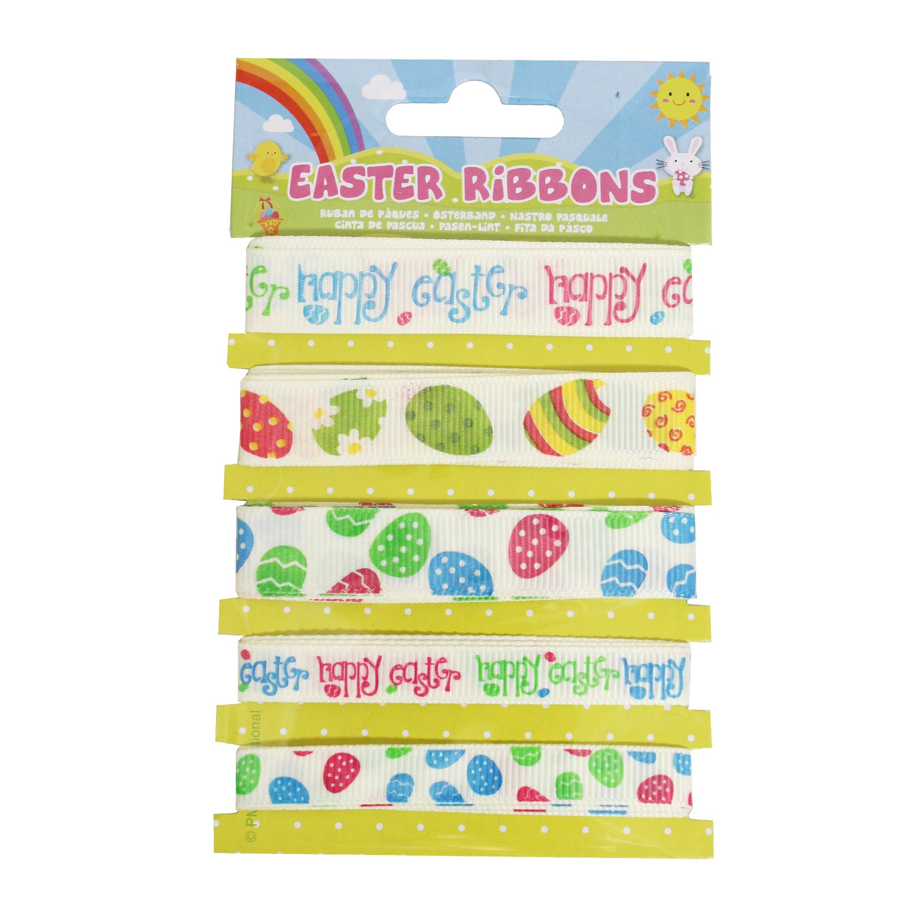 Easter Decorations, Bonnet Making, Arts and Crafts - Assorted Easter Ribbons