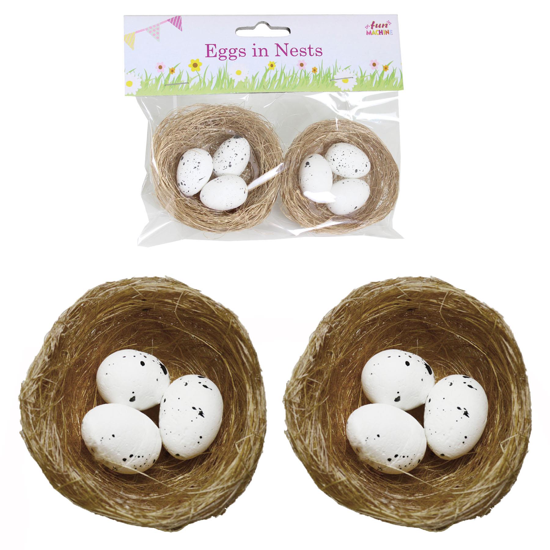 Easter Decorations, Bonnet Making, Arts and Crafts - 2 Pack Craft Nests 06563