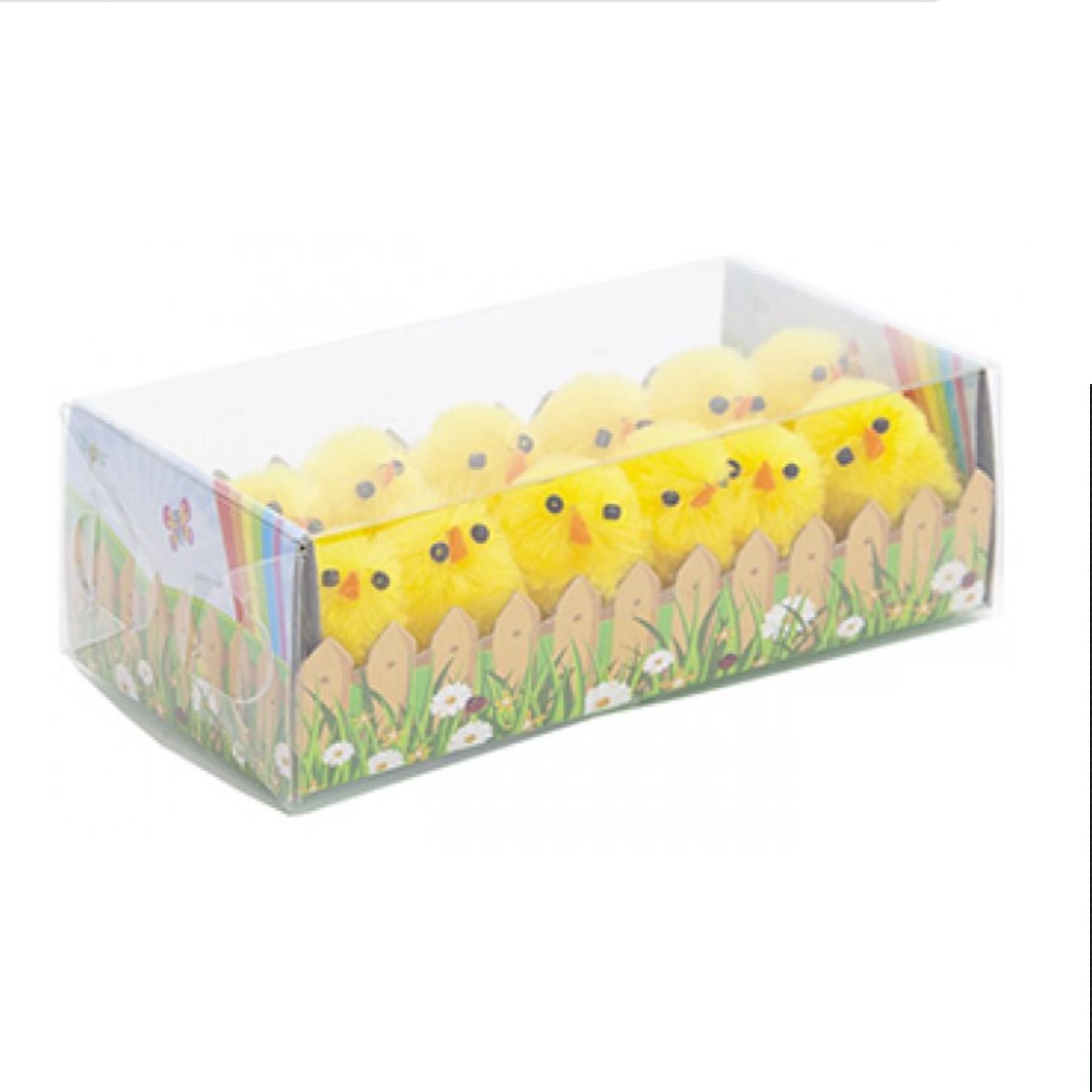Easter Decorations, Bonnet Making, Arts and Crafts - 12 Pack Mini Chicks