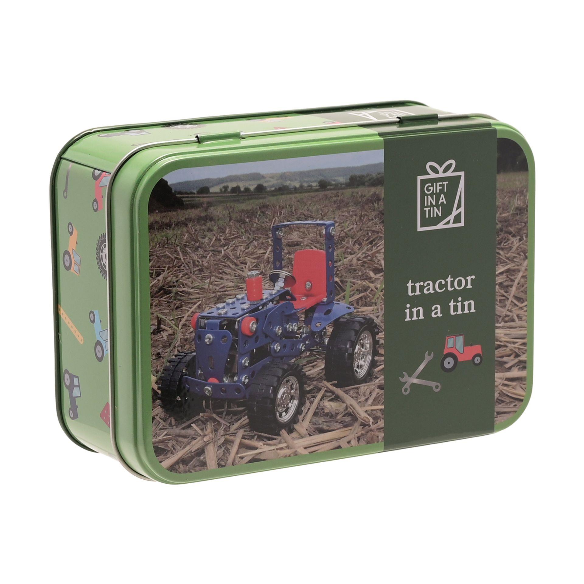 Gift in A Tin Craft / Activity Set Age 8+ - Make your own Tractor