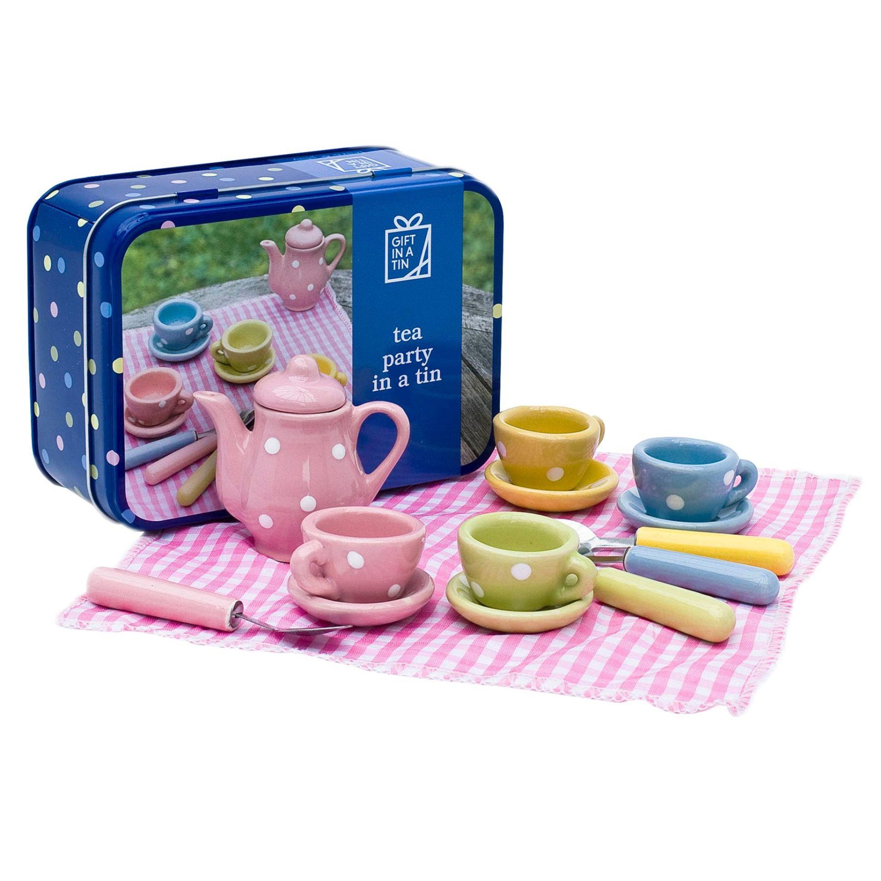 Gift in A Tin Craft / Activity Set Age 6+ - Tea Party