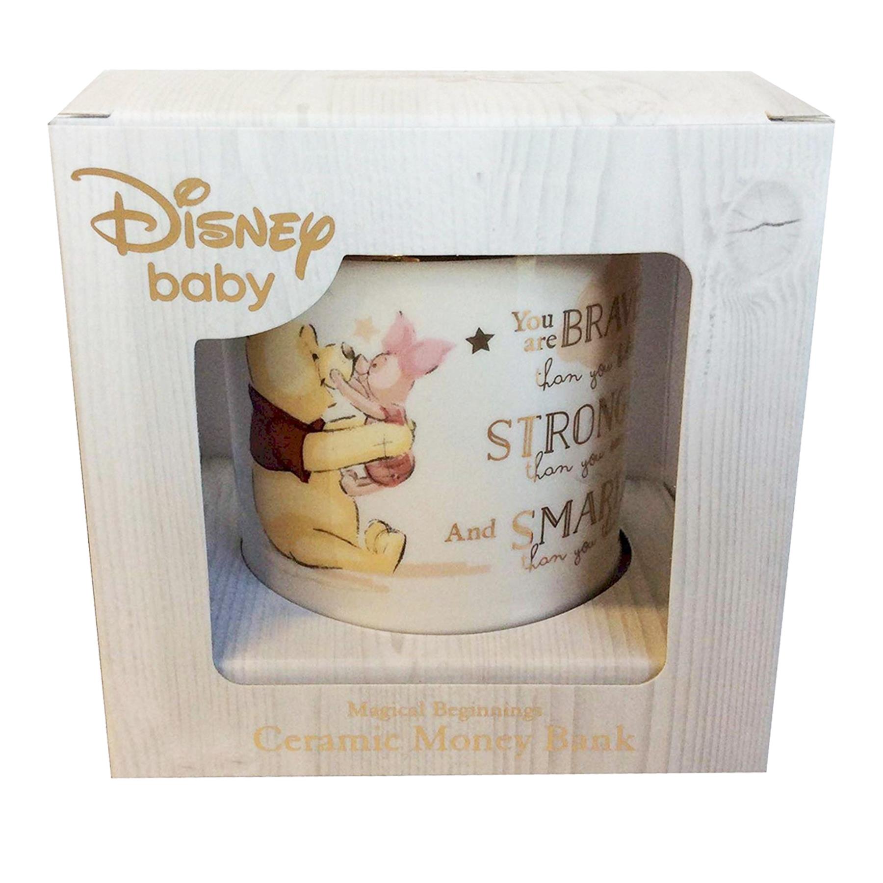 Disney Magical Beginnings Ceramic Money Box Bank - Winnie the Pooh DI406
