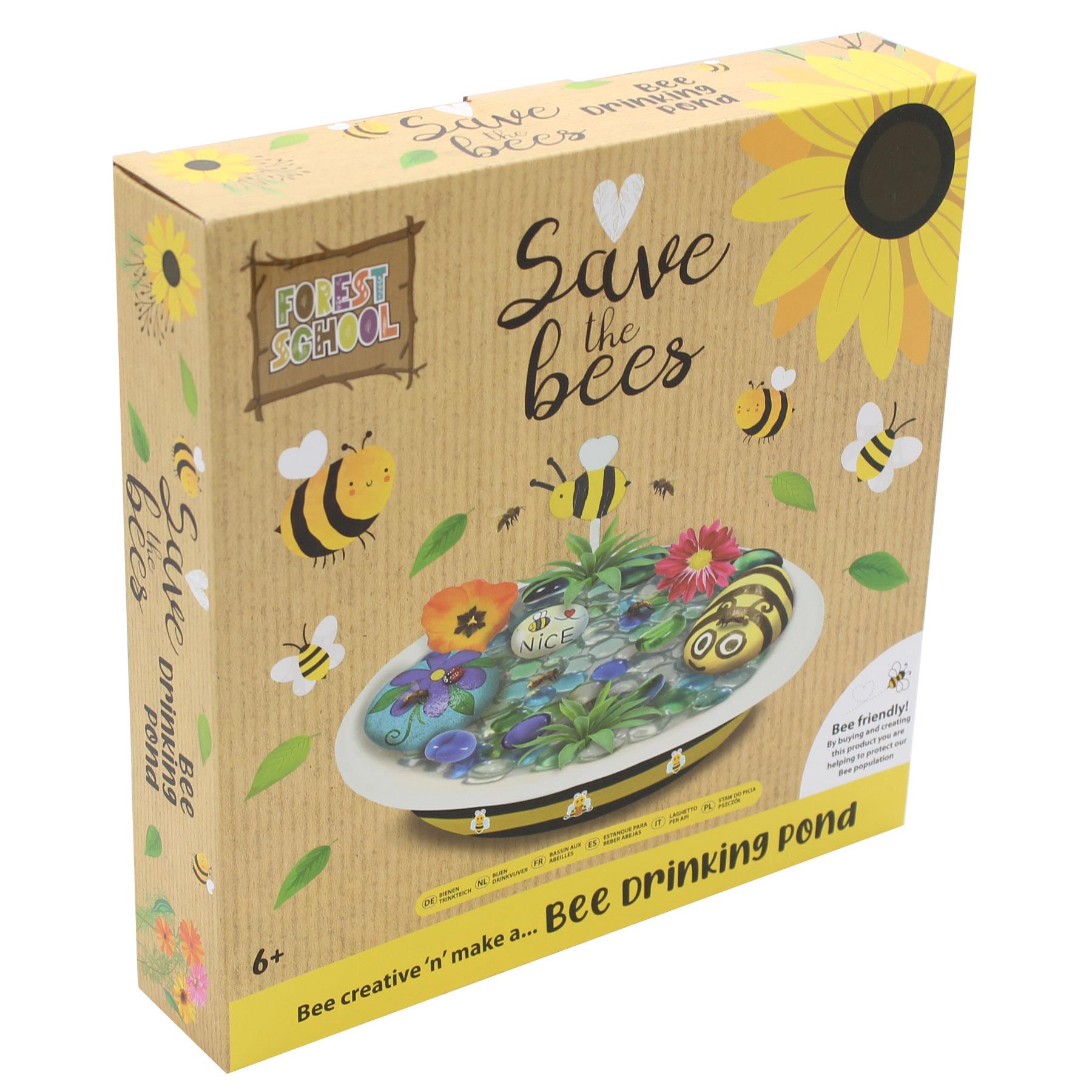 Save The Bees Creative Kit Age 6yrs+ - Bee Drinking Pond
