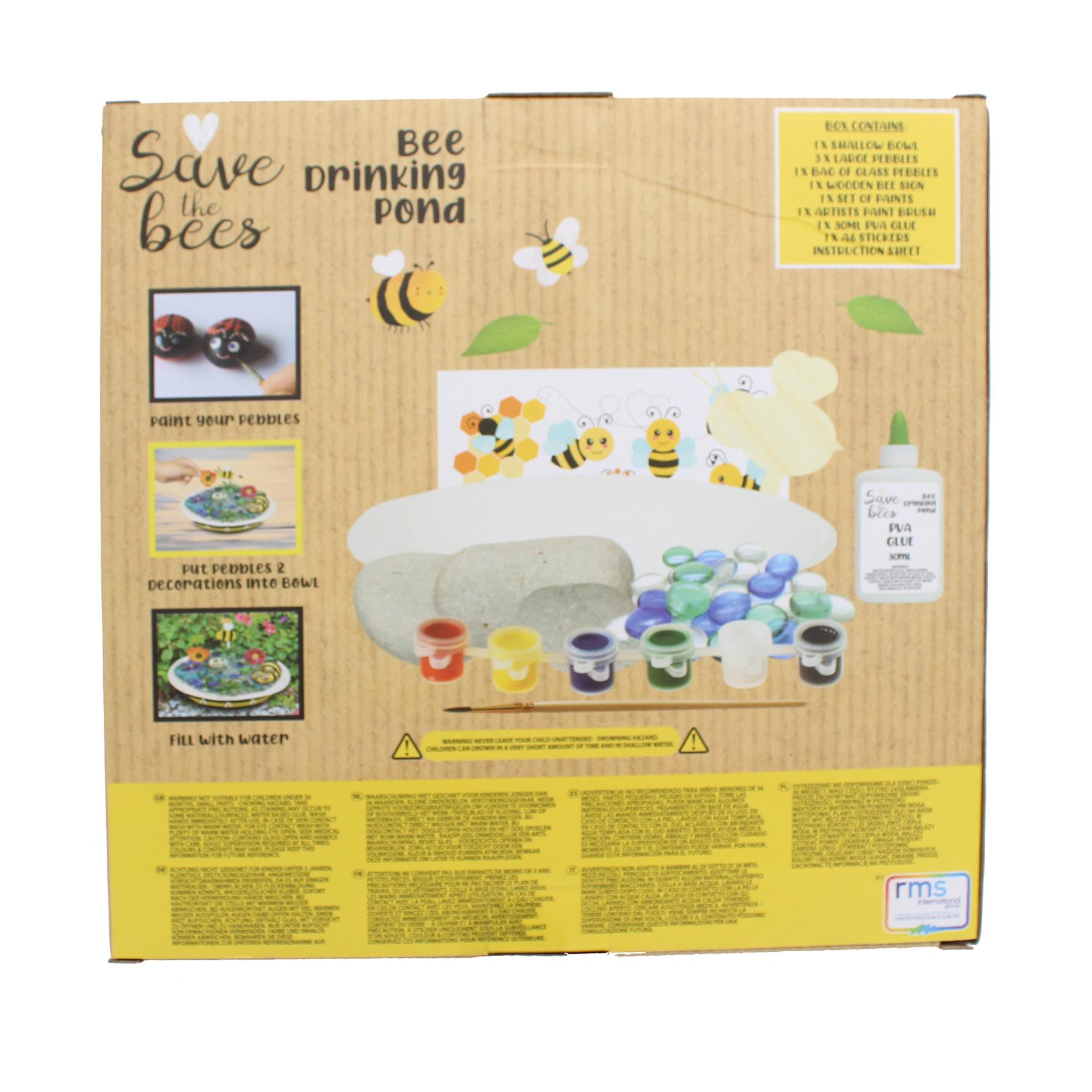 Save The Bees Creative Kit Age 6yrs+ - Bee Drinking Pond