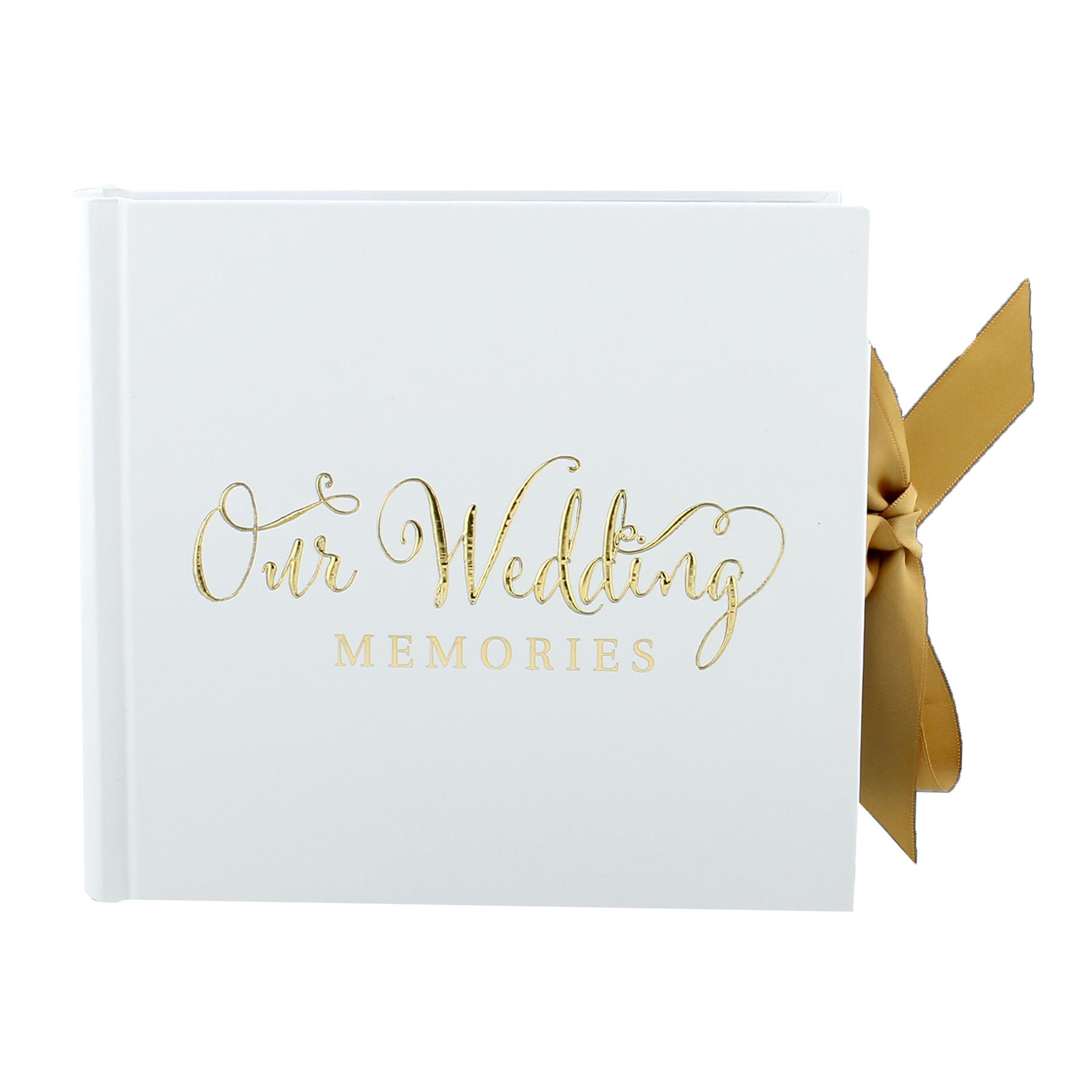 Always and Forever Range Gold Foil 'Our Wedding' - 80 6X4 Photo Album