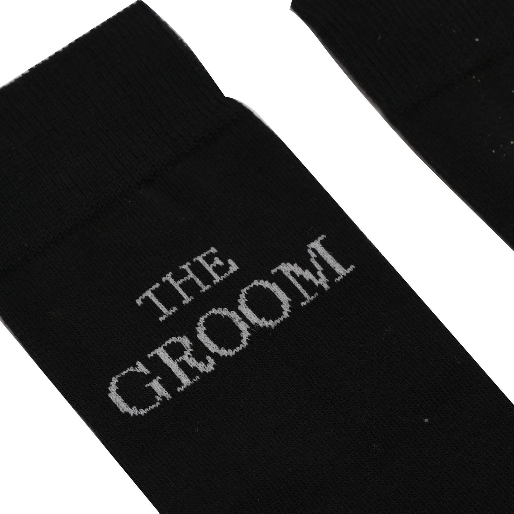 Men's Black Socks Wedding Gift - The Groom