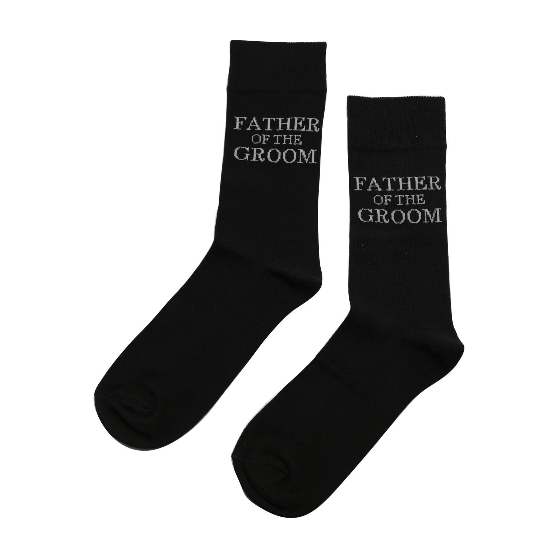 Men's Black Socks Wedding Gift - Father of the Groom