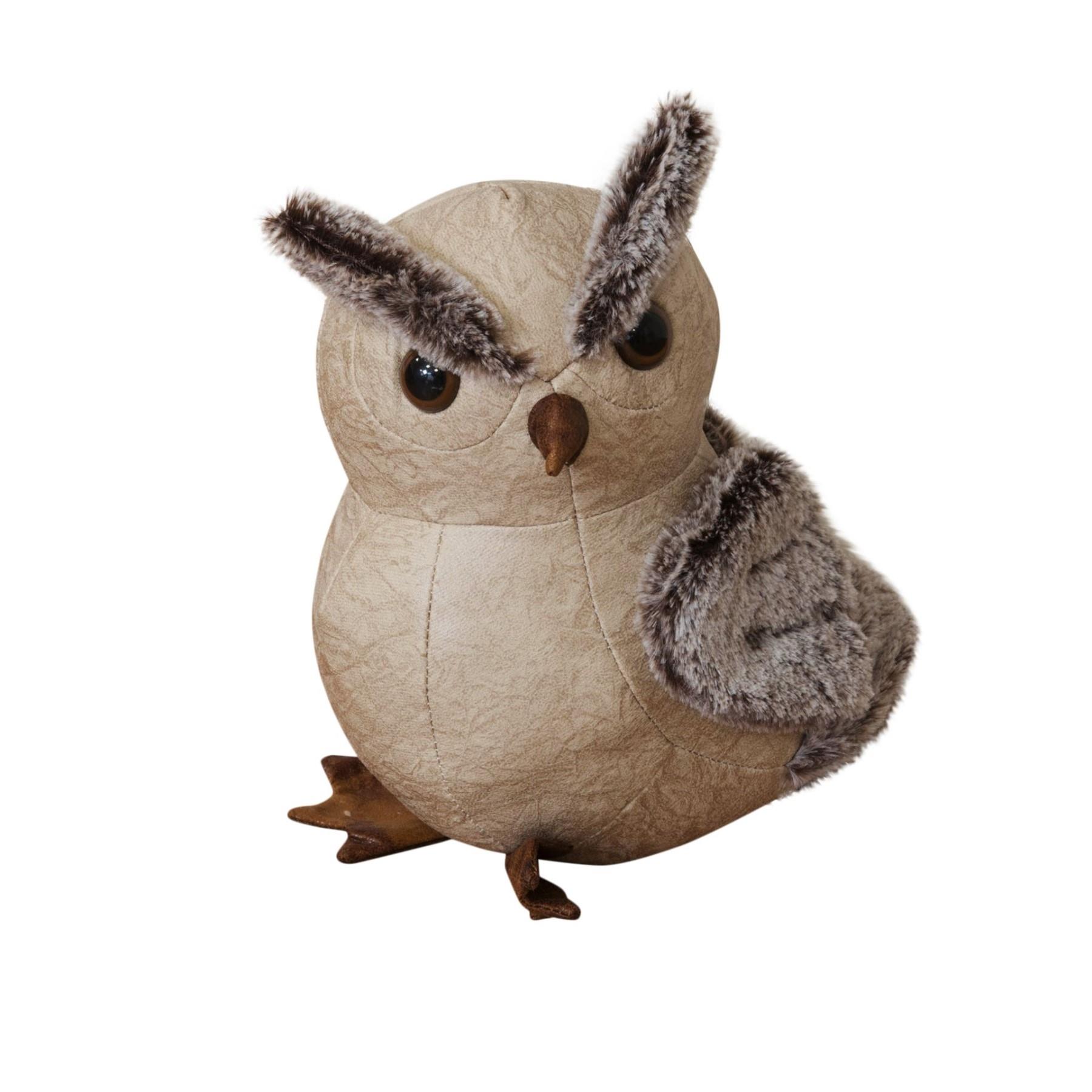 Animal Door Stop Decoration Ornament - Beige Owl