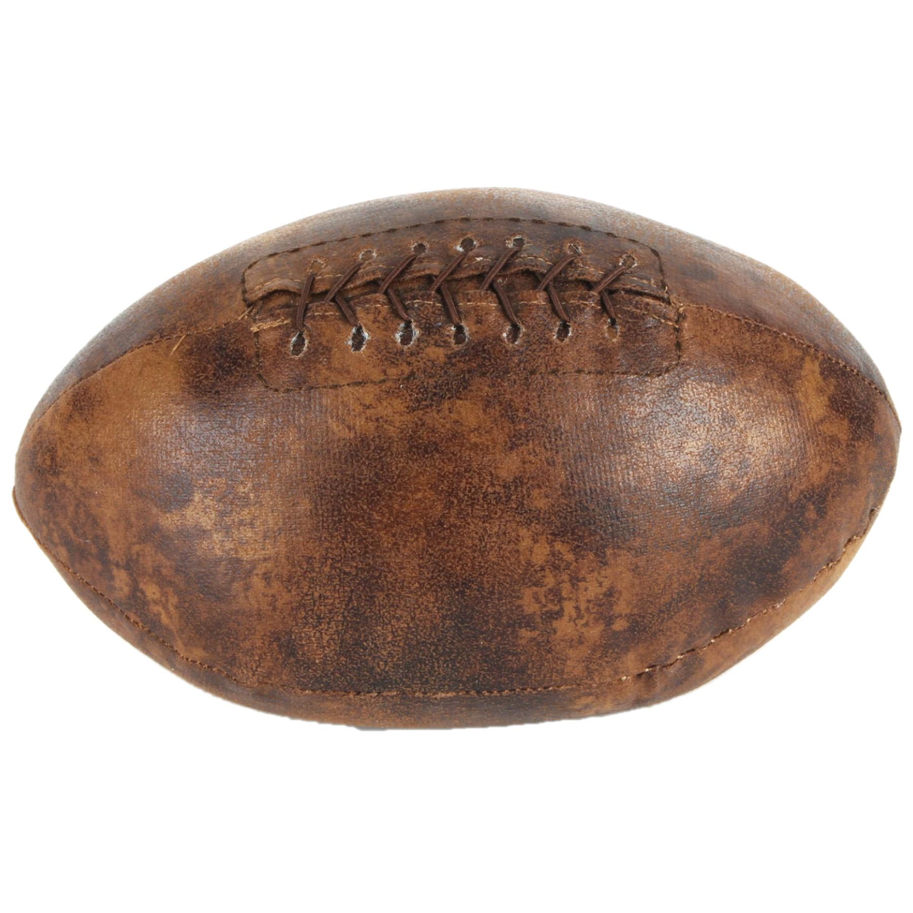 Faux Leather Door Stop Decoration Ornament - Rugby Ball