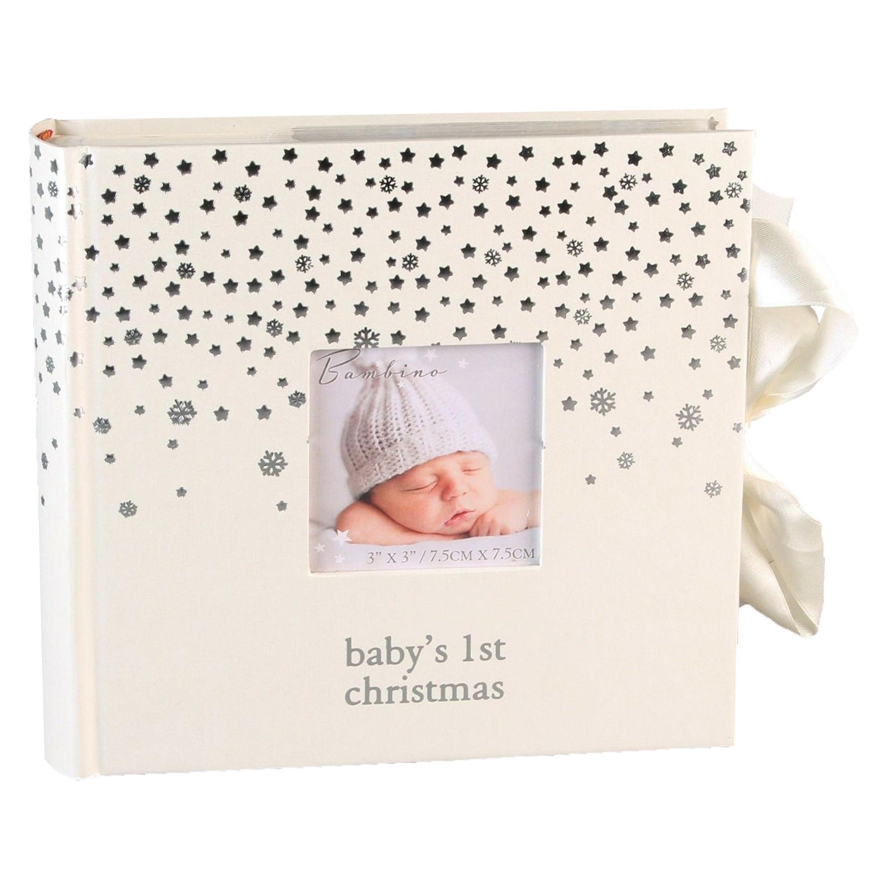 Unisex Baby's 1st Christmas Photo Album - Holds 80 6x4