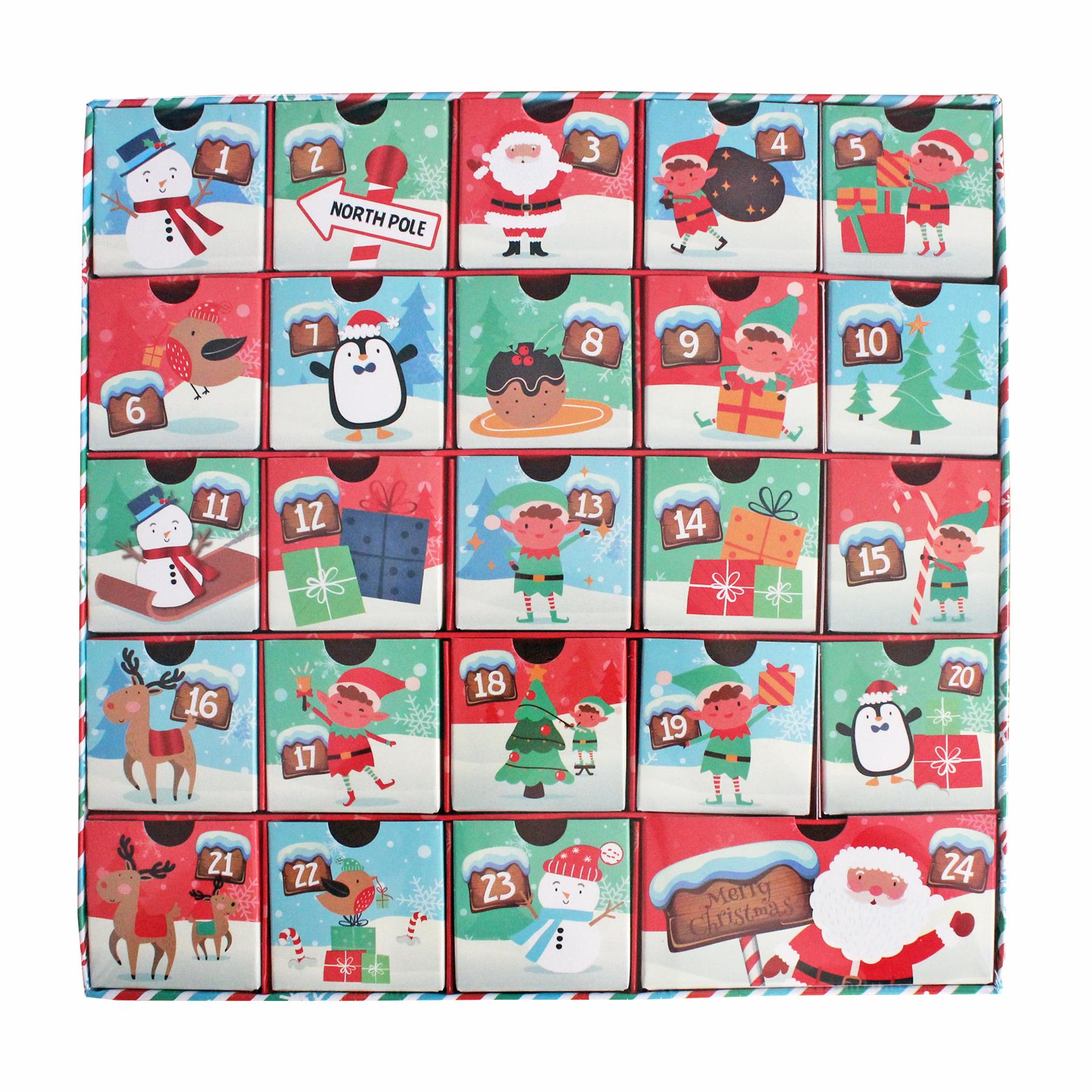 Christmas Advent Calendar - 24 Drawers - Add your own Treats