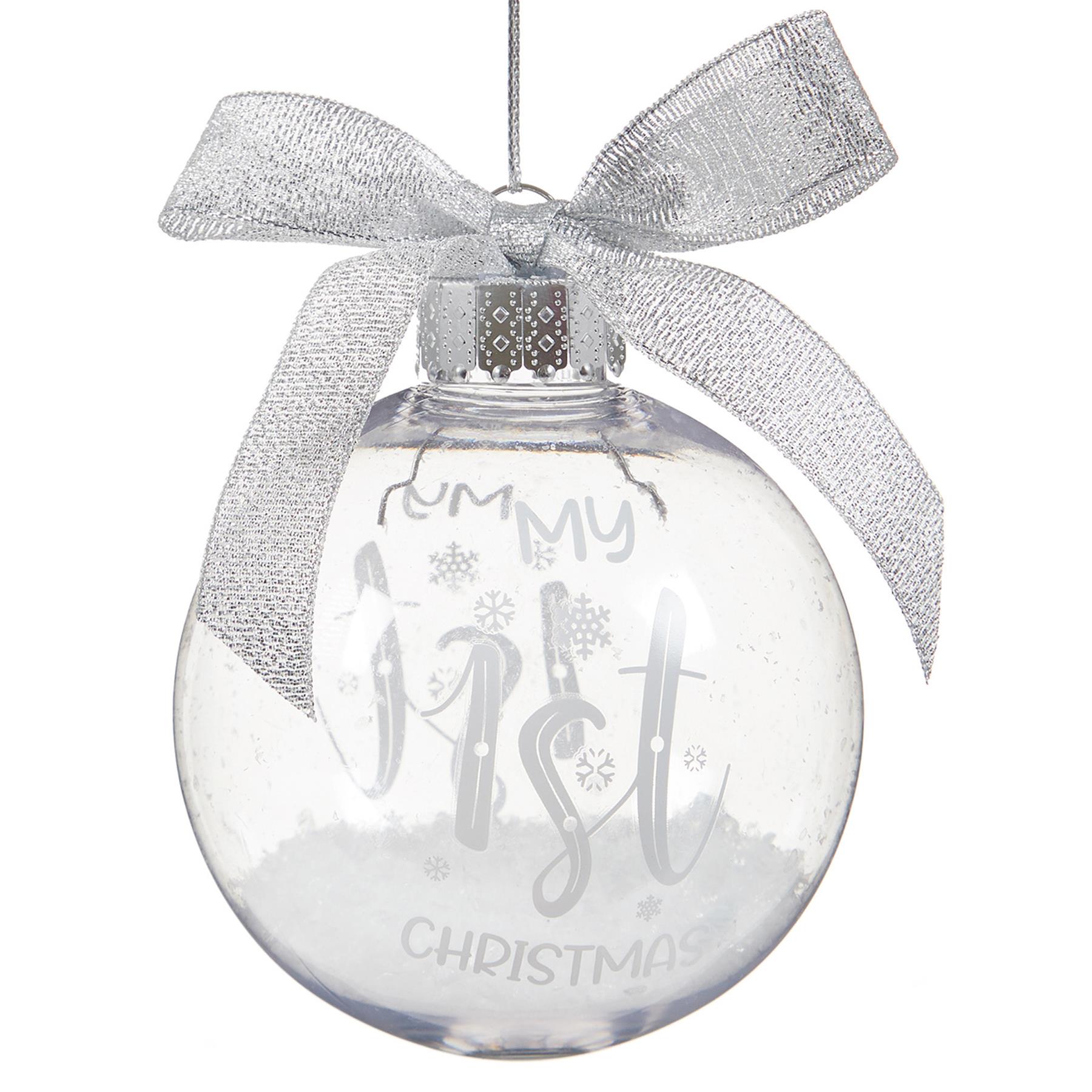 My 1st Christmas Filled Bauble Tree Ornament Decoration