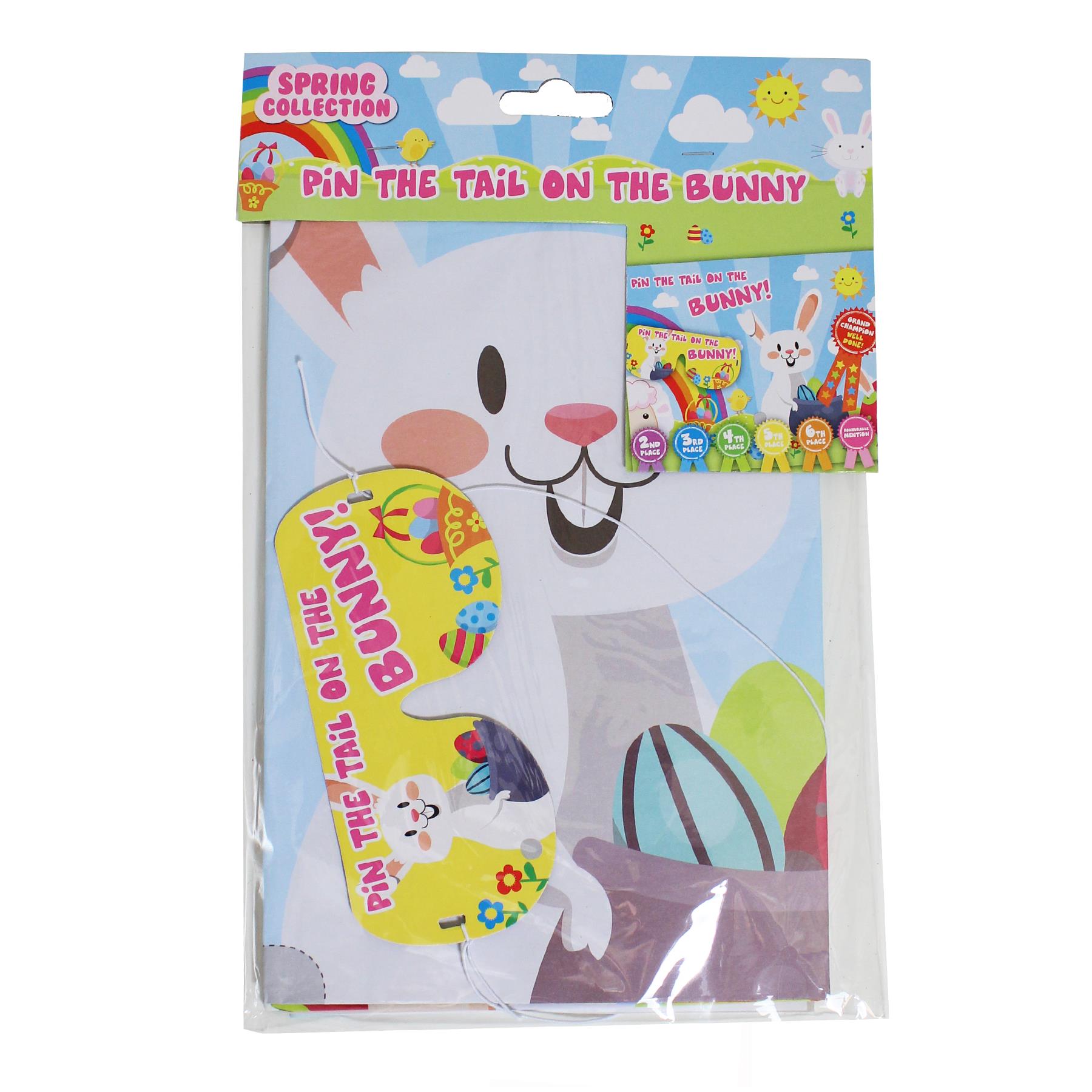 Easter Egg Hunt Accessories and Games - Pin tail on the Bunny Game