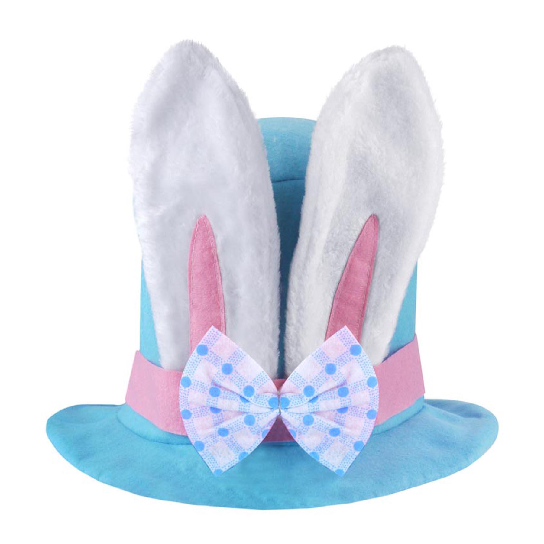 Easter Novelty Dress up - Bunny Bow Tie Top Hat - Blue E21196
