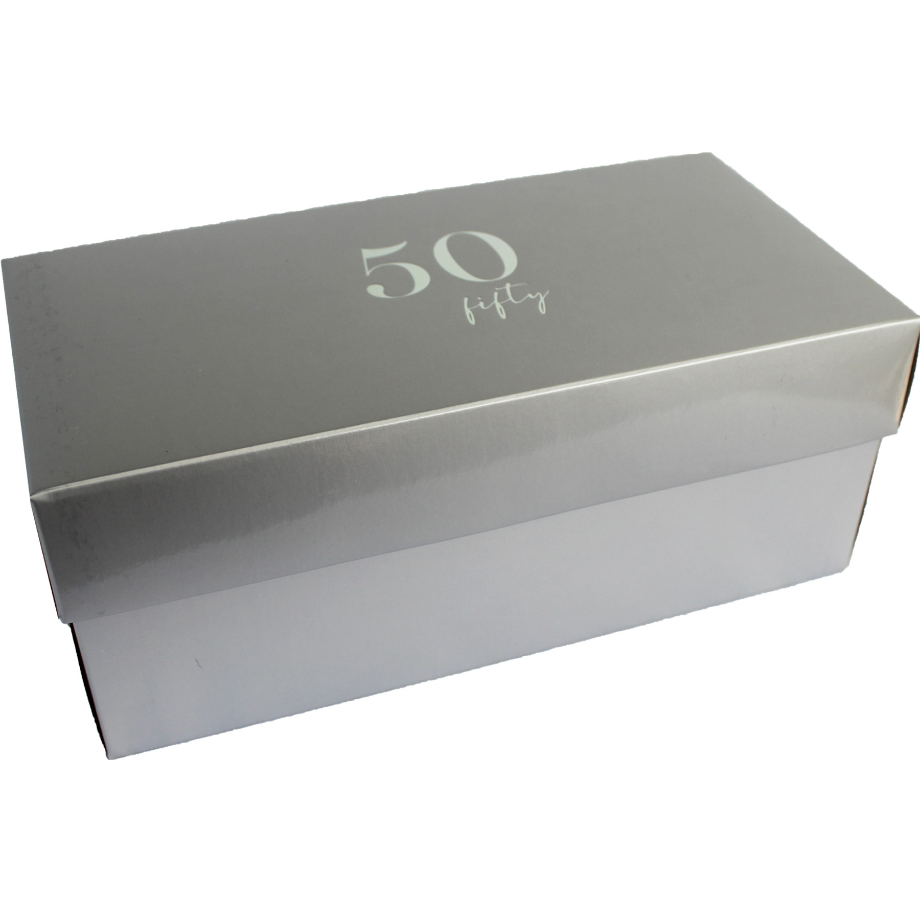 image339776591.jpg Cut Glass Whisky Tumbler and Coaster Set Gift Box - 50th Birthday