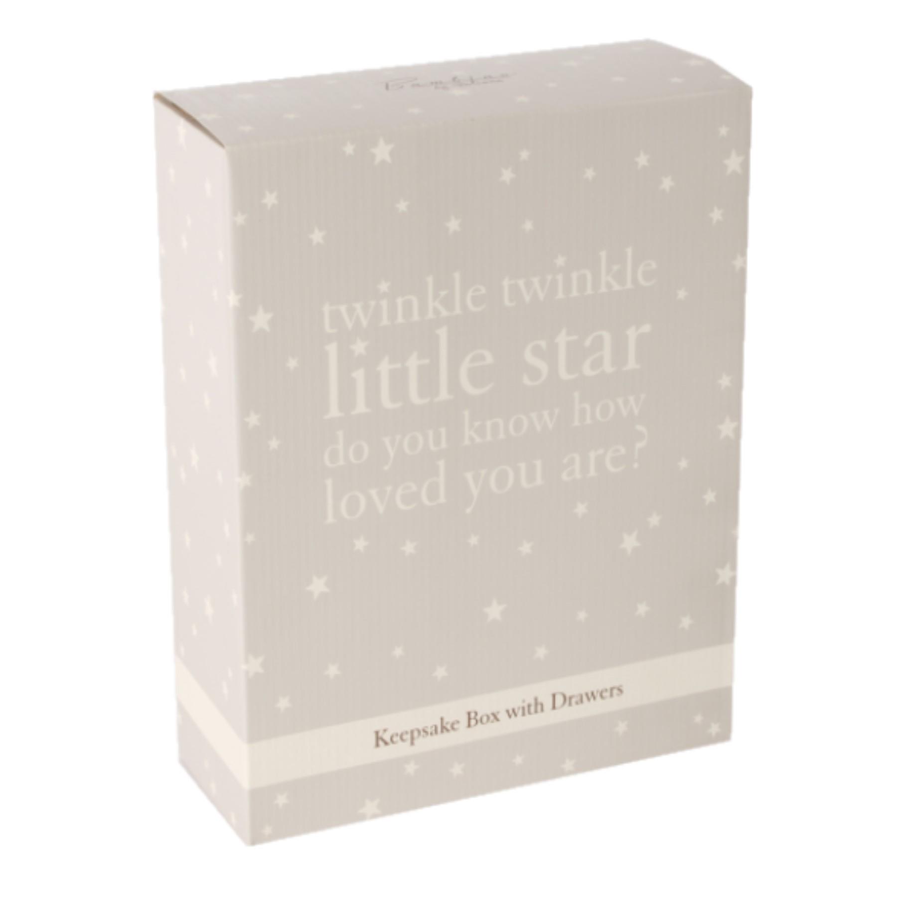 image343118819.jpg Bambino Baby Keepsake Box with Drawers - Twinkle Twinkle