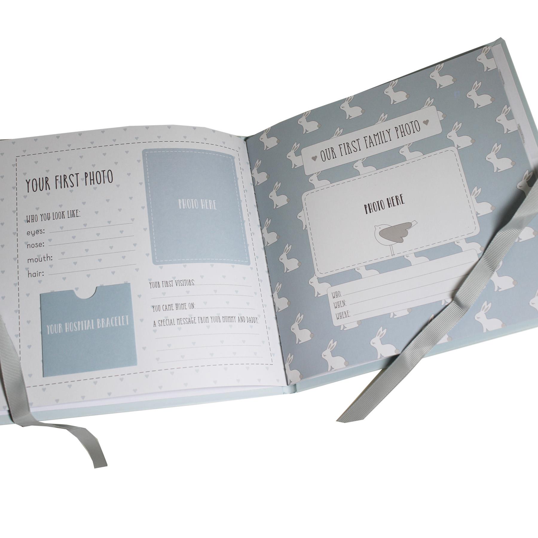 My First Year Record Book Petit Cheri Collection Gift - Blue Baby Boy