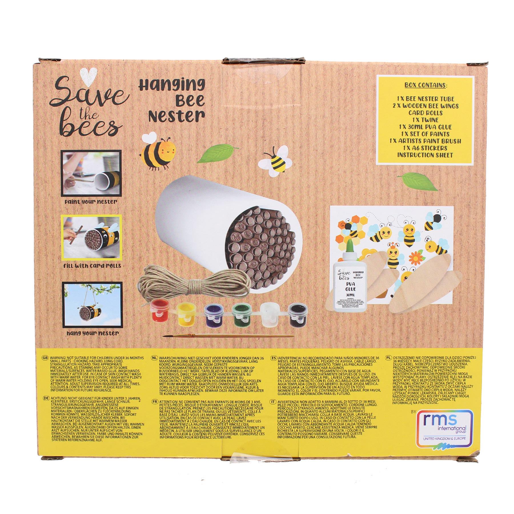 Save The Bees Creative Kit Age 6yrs+ - Hanging Bee Nester