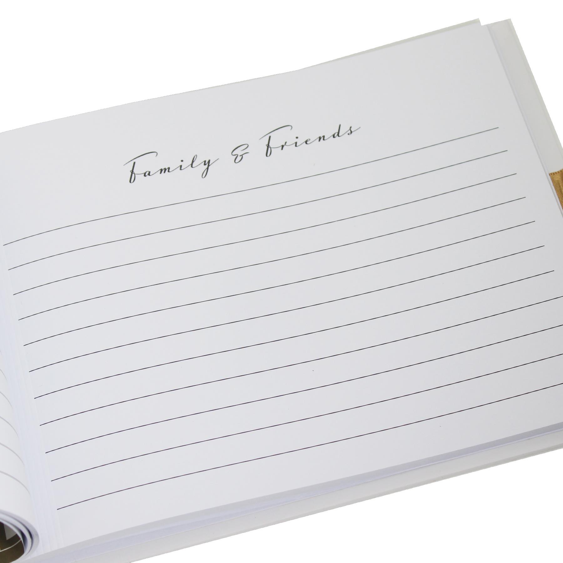 Always and Forever Range Gold Foil 'Our Wedding' - Guest Book