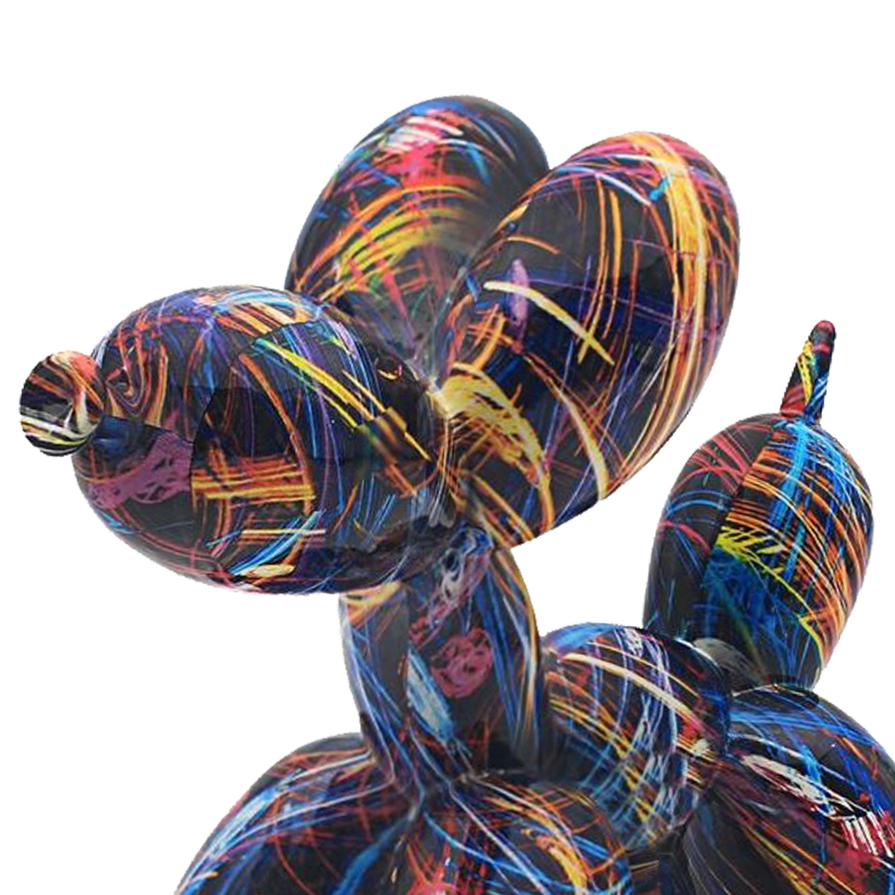 image396606274.jpg Supernova Colourful 27cm Balloon Dog Ornament