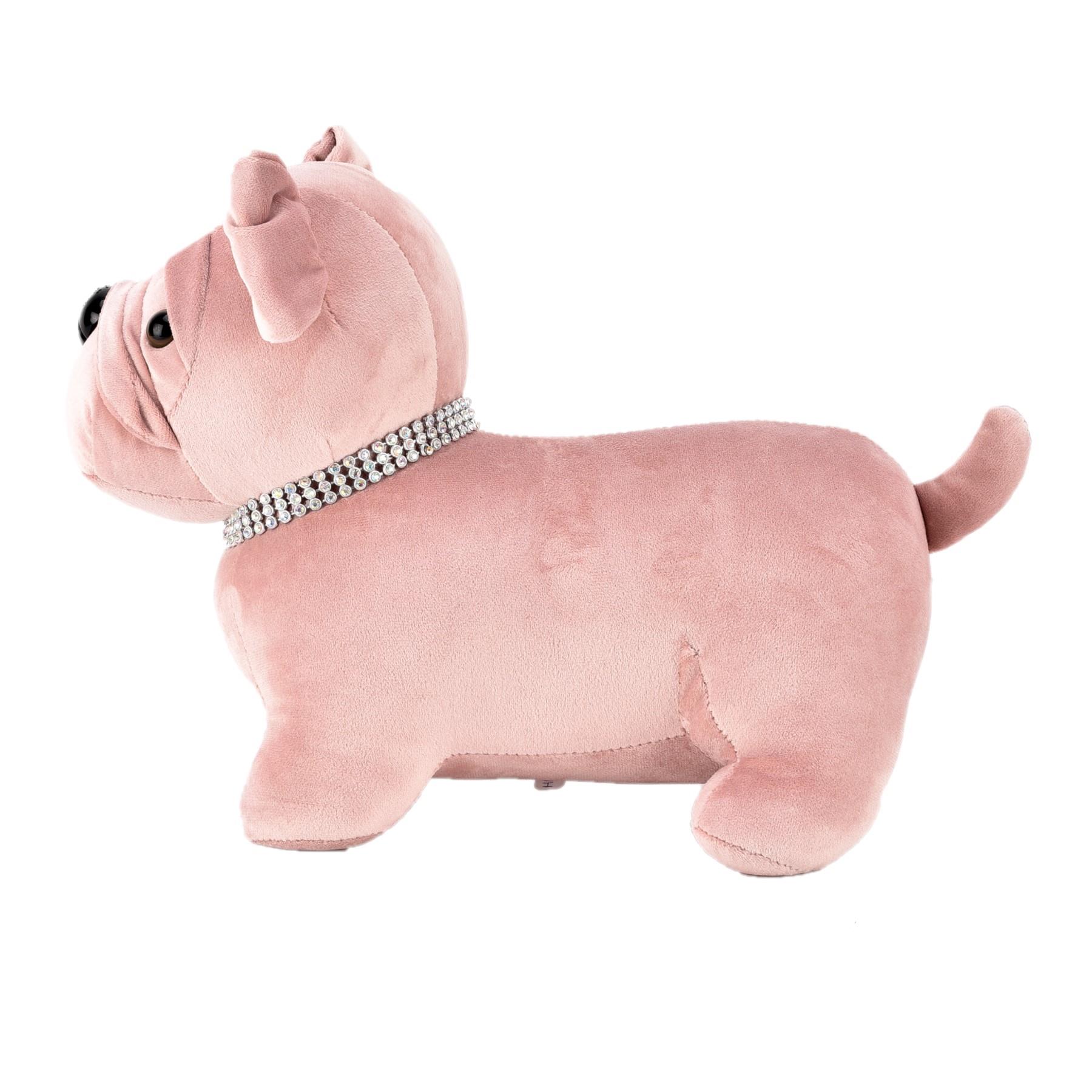 Animal Door Stop Decoration Ornament - Blush Dog