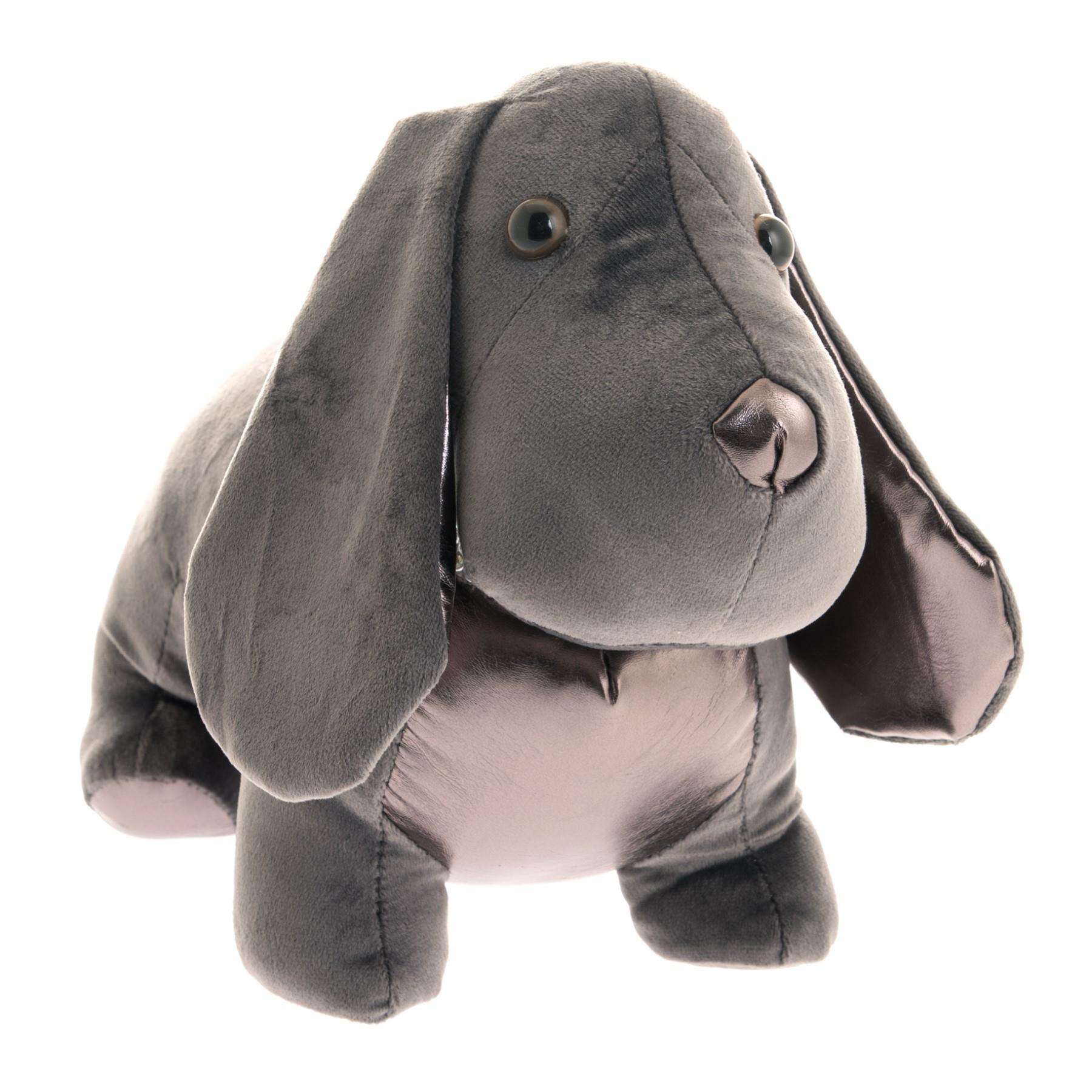 Animal Door Stop Decoration Ornament - Grey Dog