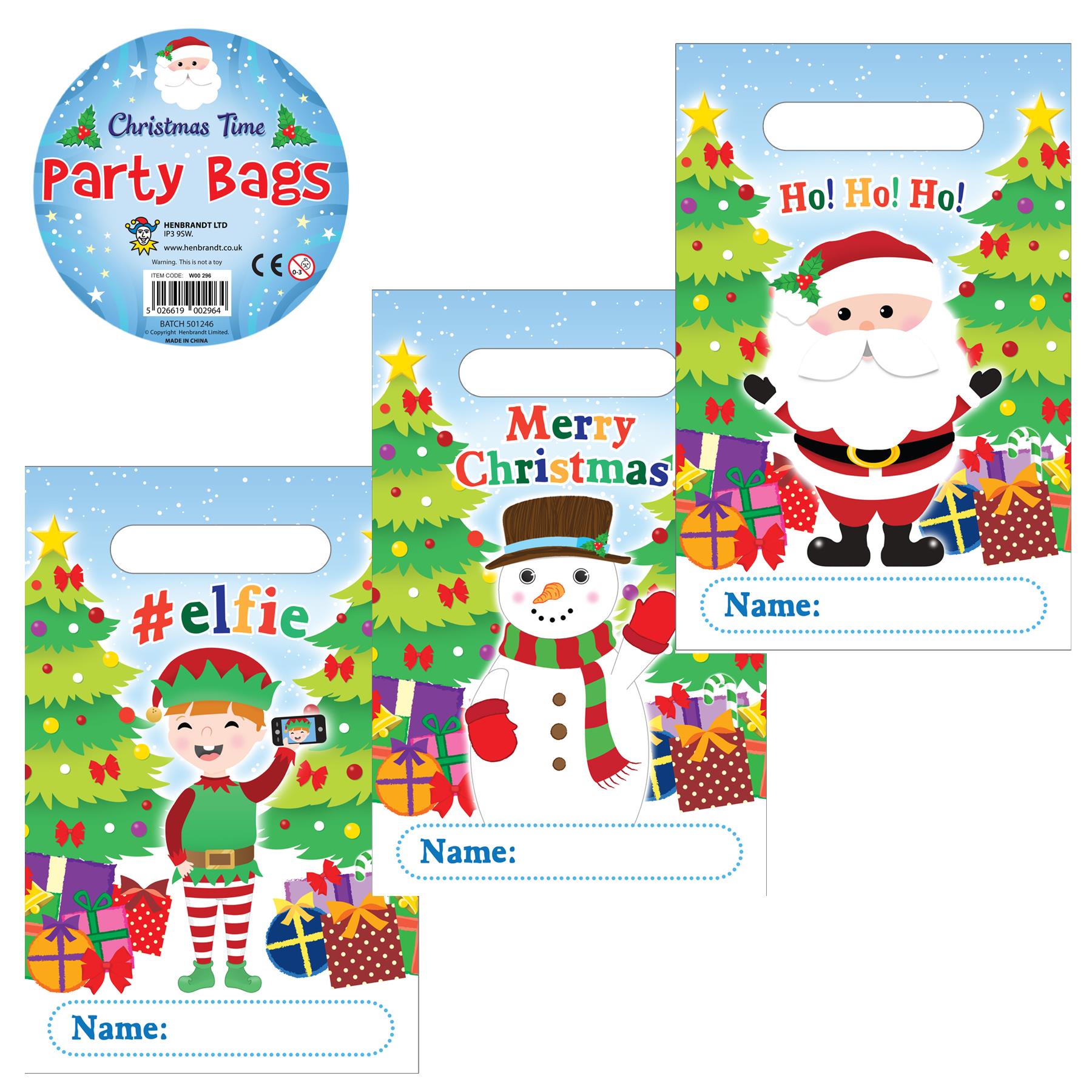 Christmas Children's Party Loot Bag / Pinata / Stocking Fillers - 12 x Loot Bags